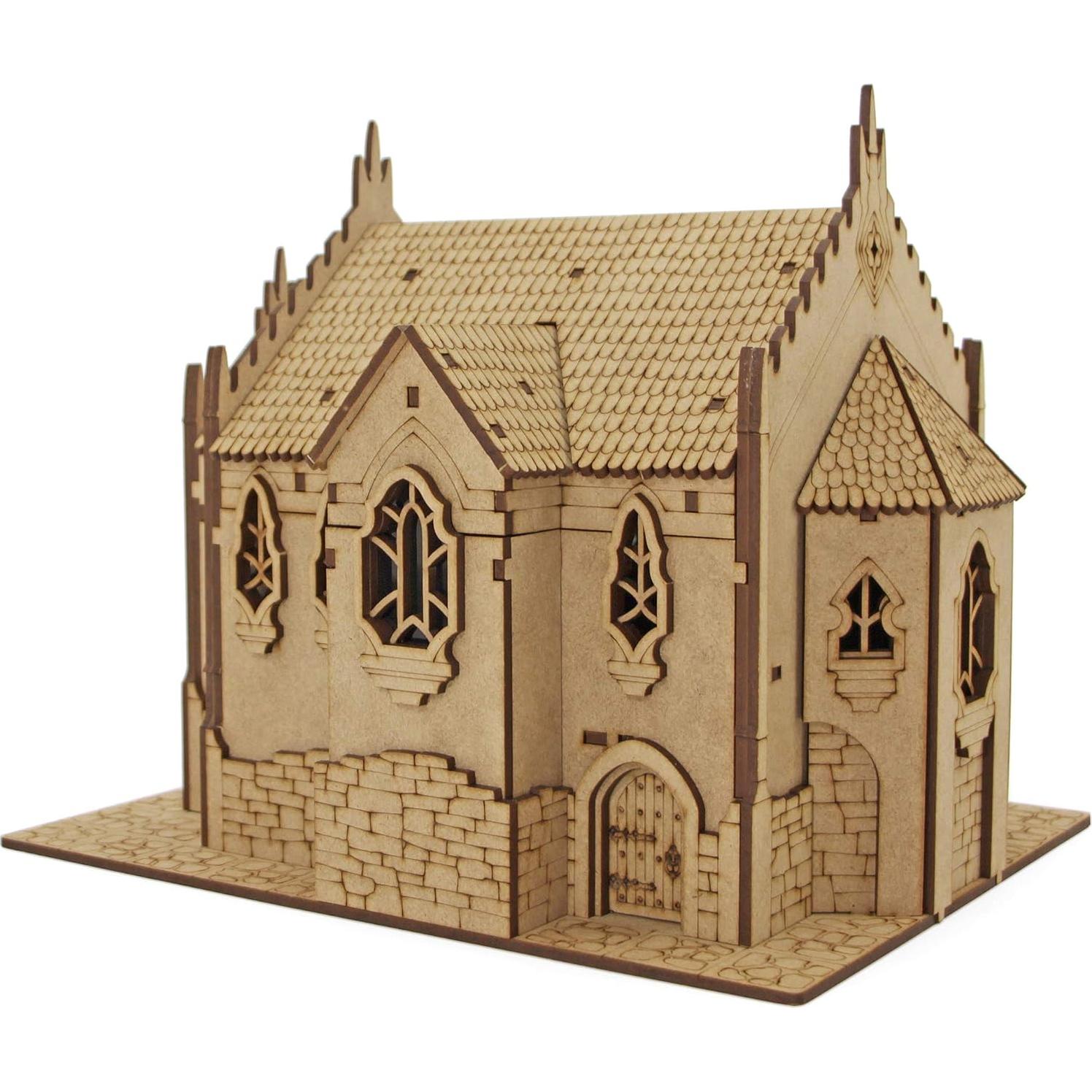 Templo de Madera TowerRex para D&D 28mm y 32mm