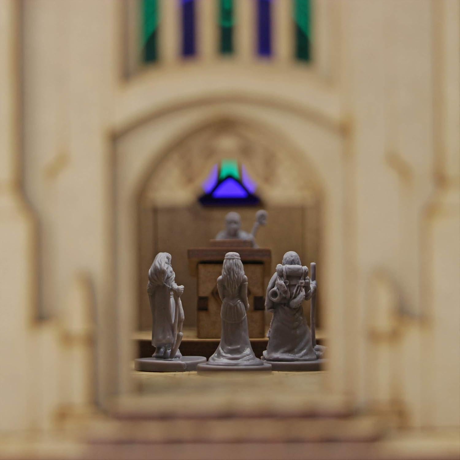 Templo de Madera TowerRex para D&D 28mm y 32mm