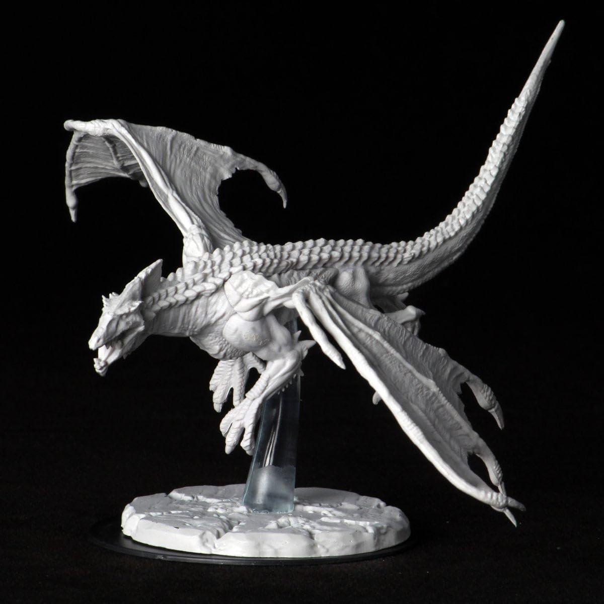 Miniatura Joven Dragón Blanco WizKids D&D 20x12x15cm