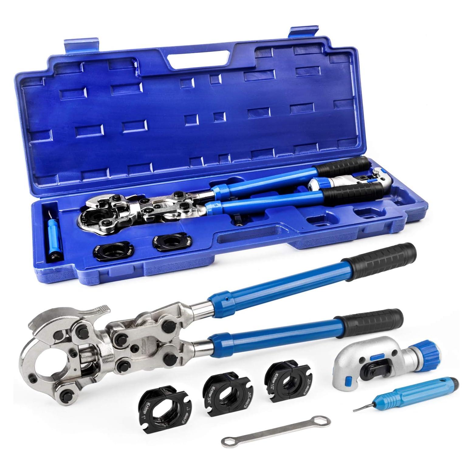 Kit de Herramientas Prensado Tubos Cobre IWISS IWS-1632AF