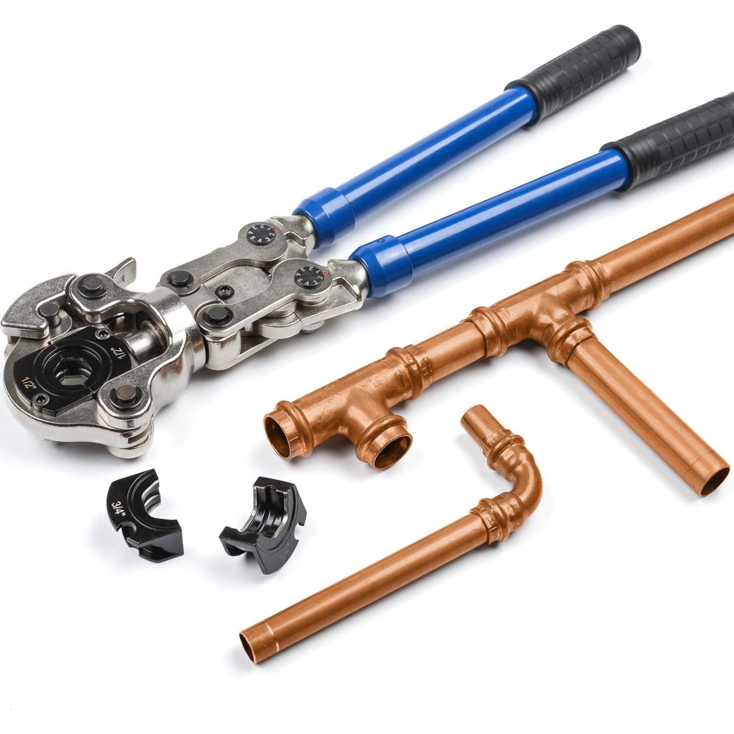 Kit de Herramientas Prensado Tubos Cobre IWISS IWS-1632AF