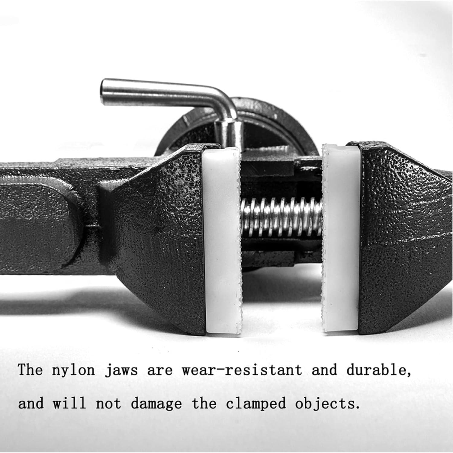 Prensa de Banco MYTEC Mini Vise 50mm Mordazas Nylon Negra