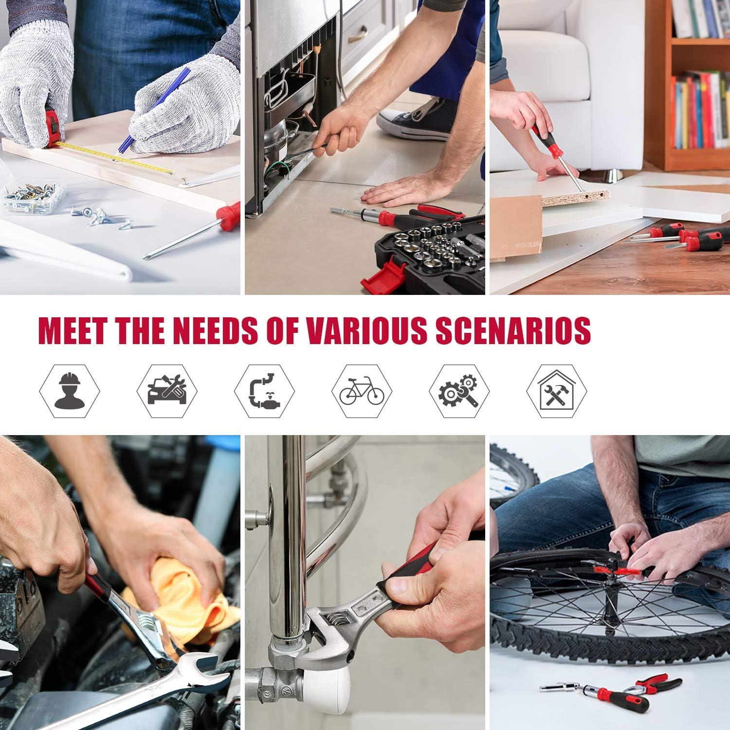 Kit de Herramientas Eastvolt 218 Piezas con Caja de Almacenamiento