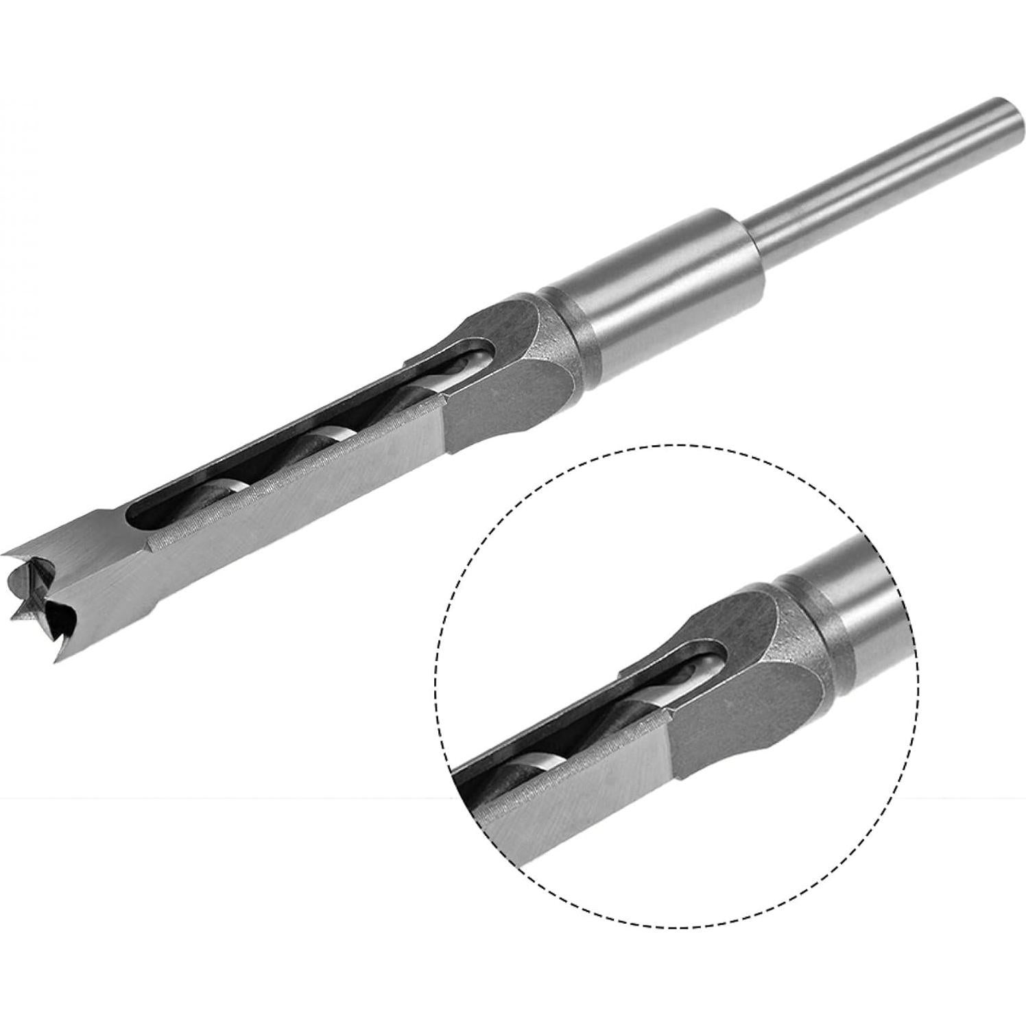 Broca Cuadrada 12.7mm uxcell Acero Alto Carbono 75mm Profundidad