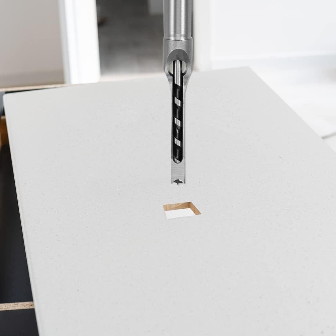 Broca Cuadrada 12.7mm uxcell Acero Alto Carbono 75mm Profundidad