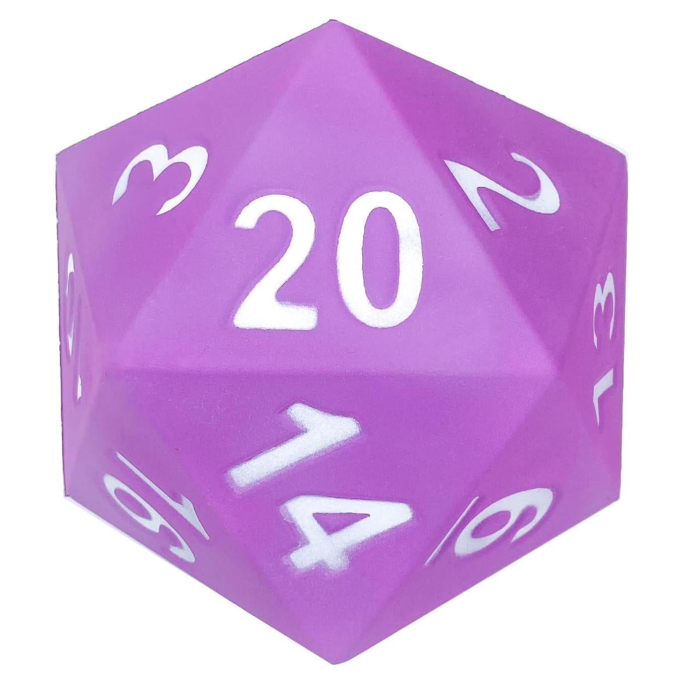 Dados de Espuma KESS D20 15,24 cm Color Púrpura para RPG