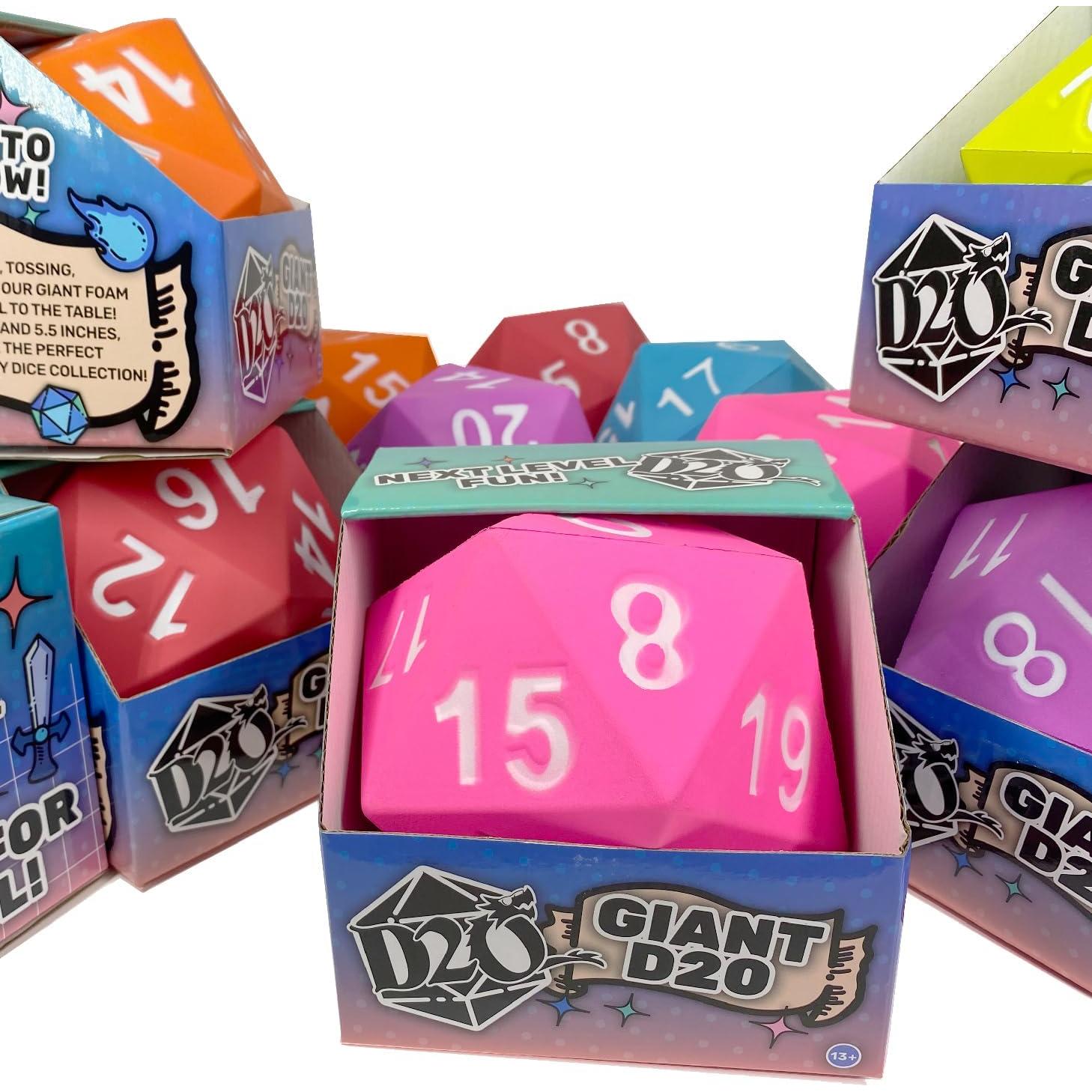 Dados de Espuma KESS D20 15,24 cm Color Púrpura para RPG