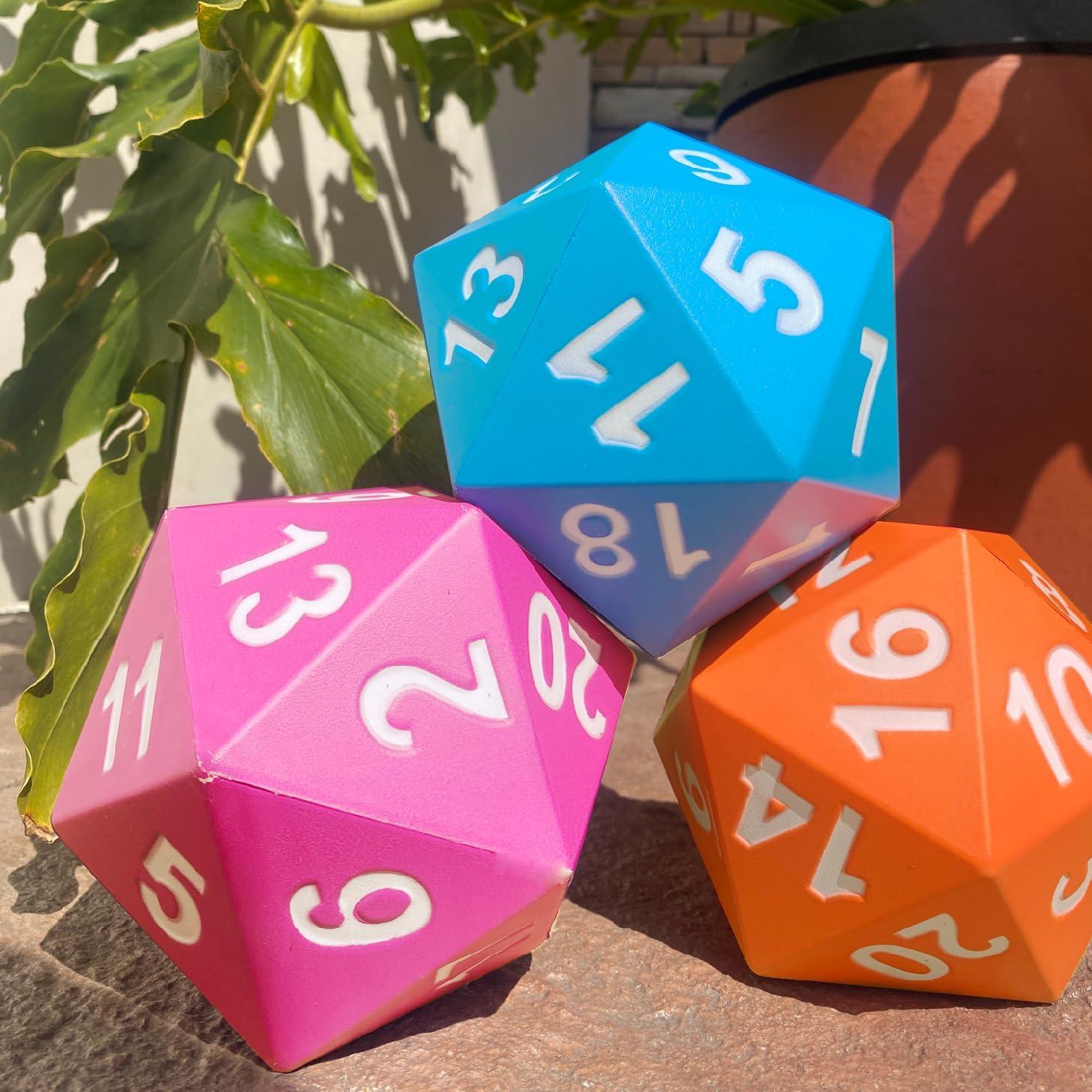 Dados de Espuma KESS D20 15,24 cm Color Púrpura para RPG