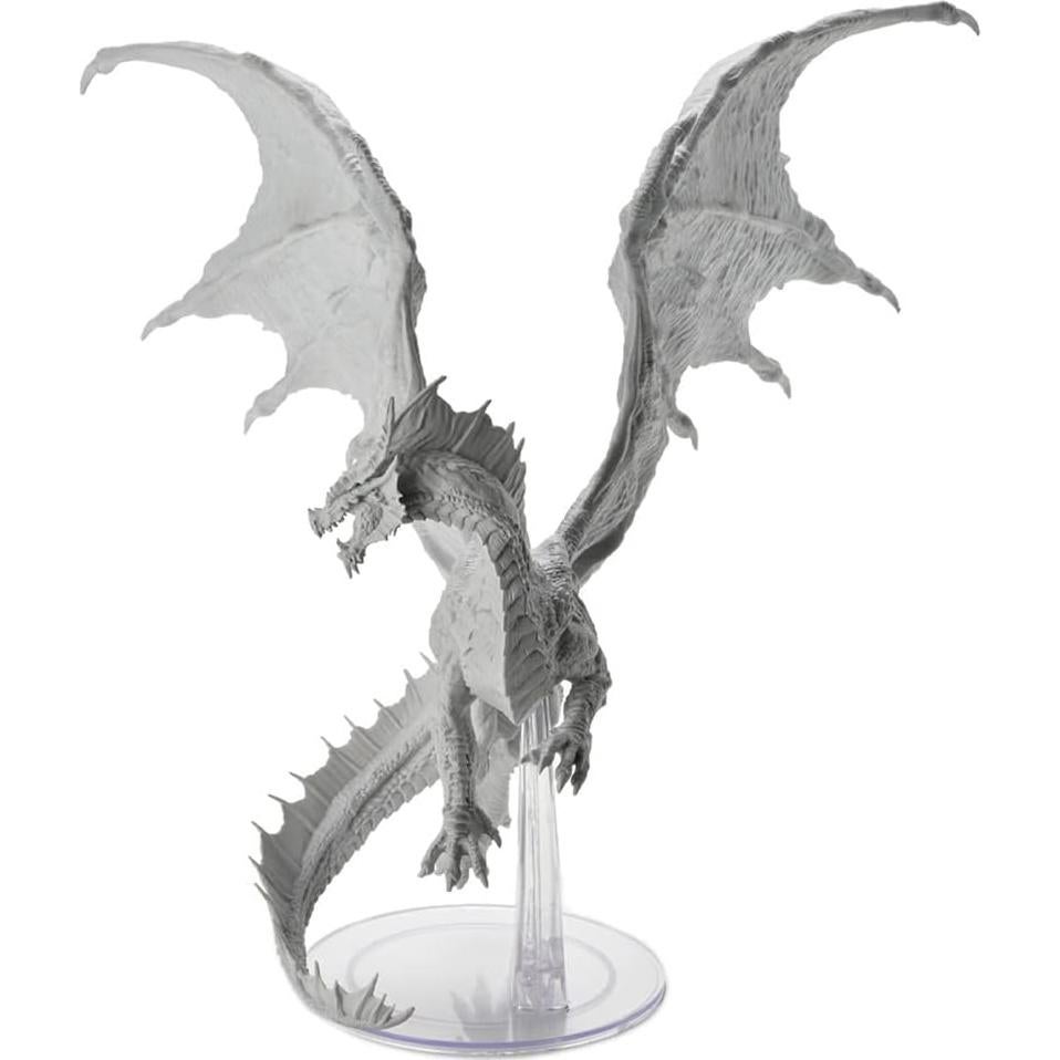 Miniatura D&D Wizkids Dragón Rojo Adulto Sin Pintar