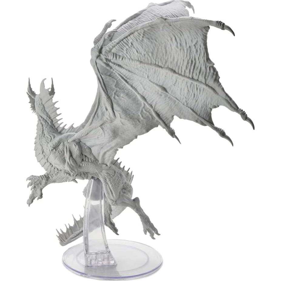 Miniatura D&D Wizkids Dragón Rojo Adulto Sin Pintar