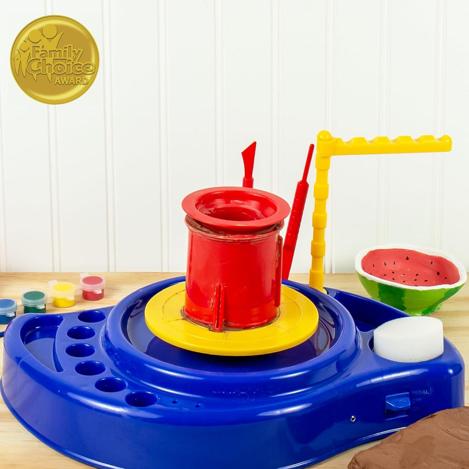 Rueda de Alfarería Motorizada Hecho por mí - Kit para Niños 6+