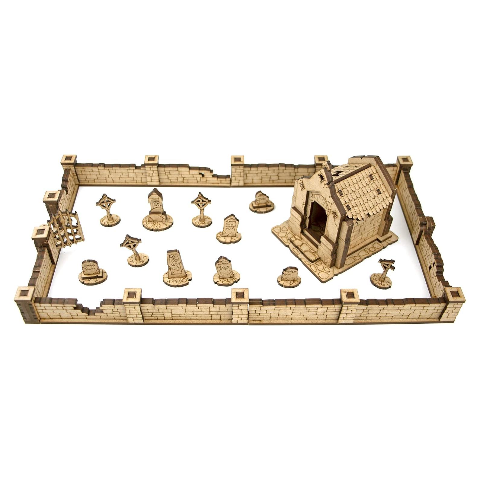 Edificios de Cementerio TowerRex para D&D y Wargames