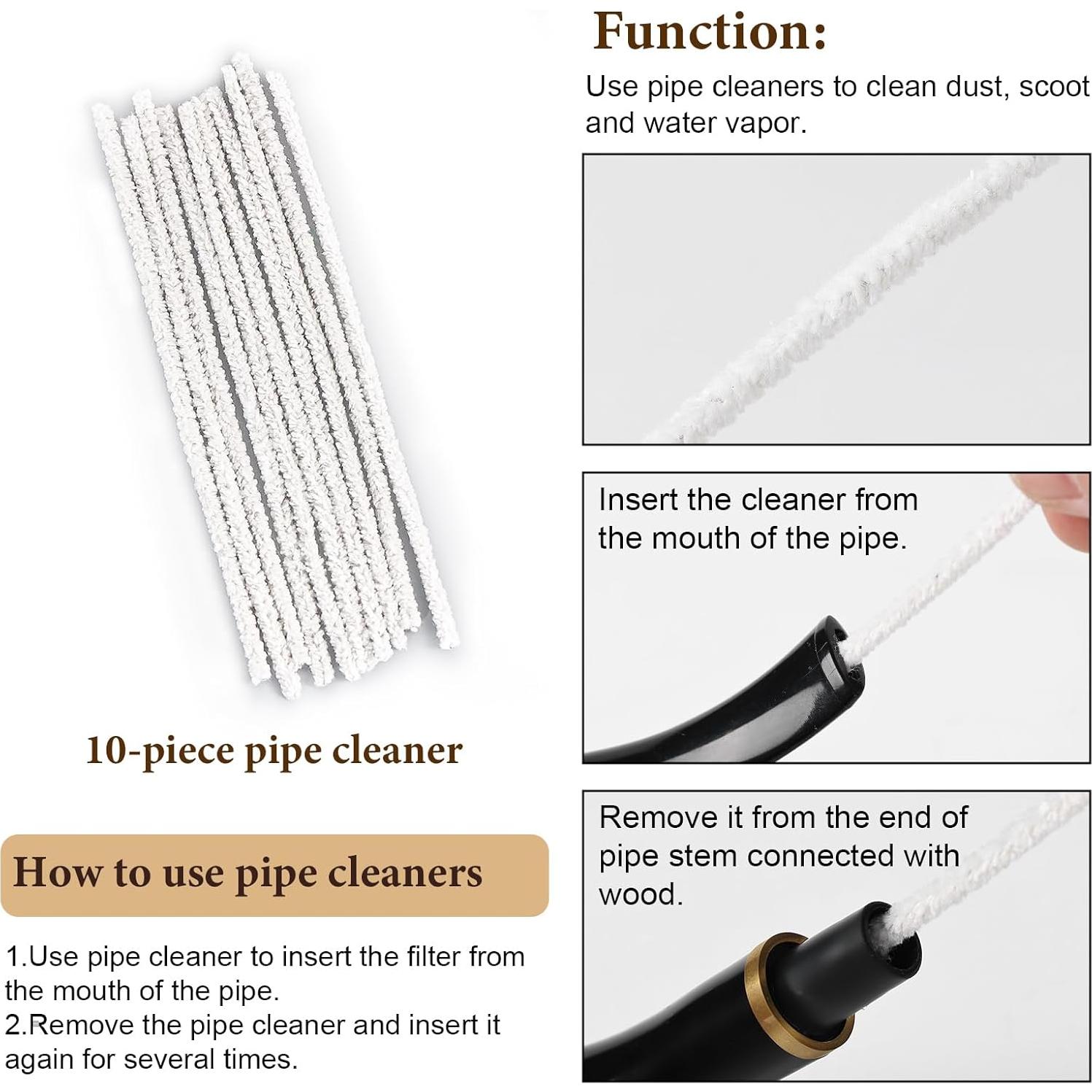 Juego de Pipas de Tabaco Joyoldelf Ébano Hecho a Mano con Accesorios