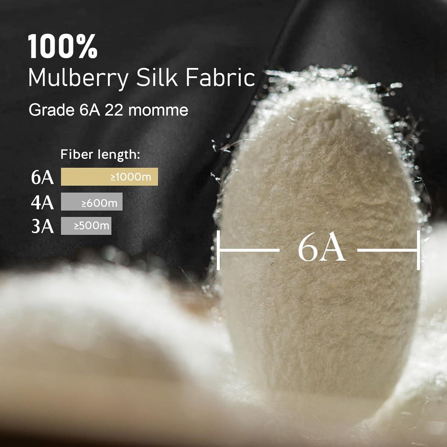 Mascarilla de Sueño de Seda LitBear Negra 22 Momme Acolchada