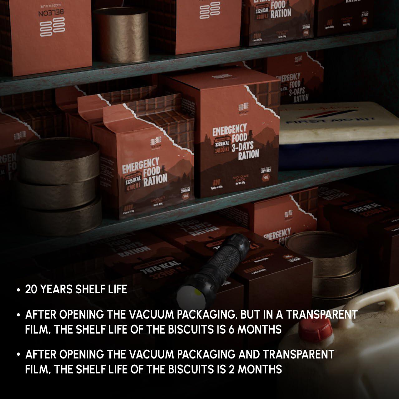 Galletas Energéticas de Chocolate Beleon - Ración de 1 Día 250g