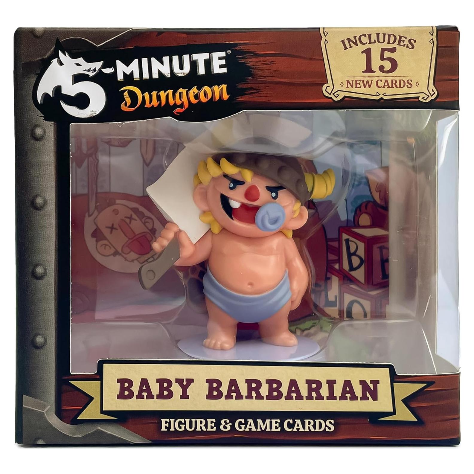 Wiggles 3D 5-Minute Dungeon: Bebé Bárbaro y 15 Cartas