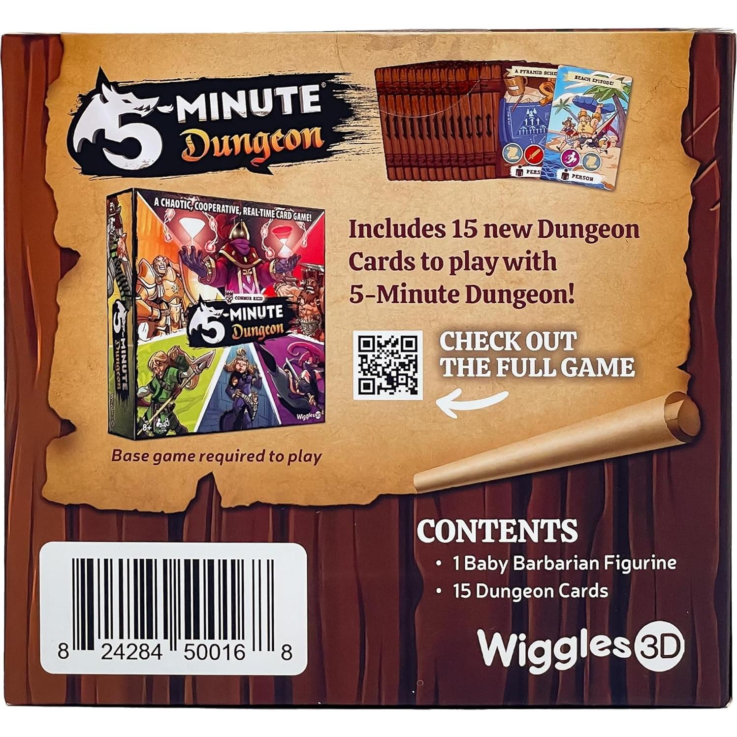 Wiggles 3D 5-Minute Dungeon: Bebé Bárbaro y 15 Cartas