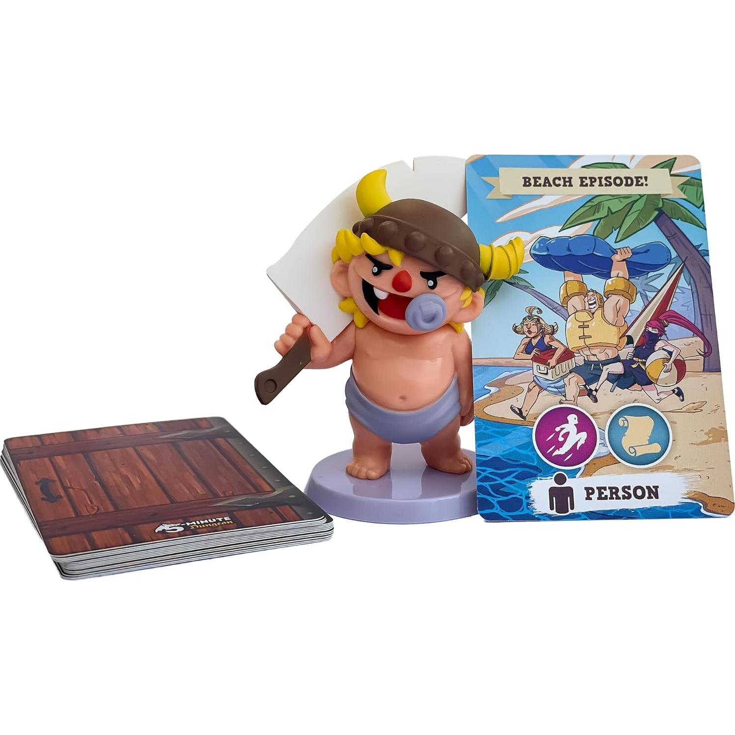 Wiggles 3D 5-Minute Dungeon: Bebé Bárbaro y 15 Cartas