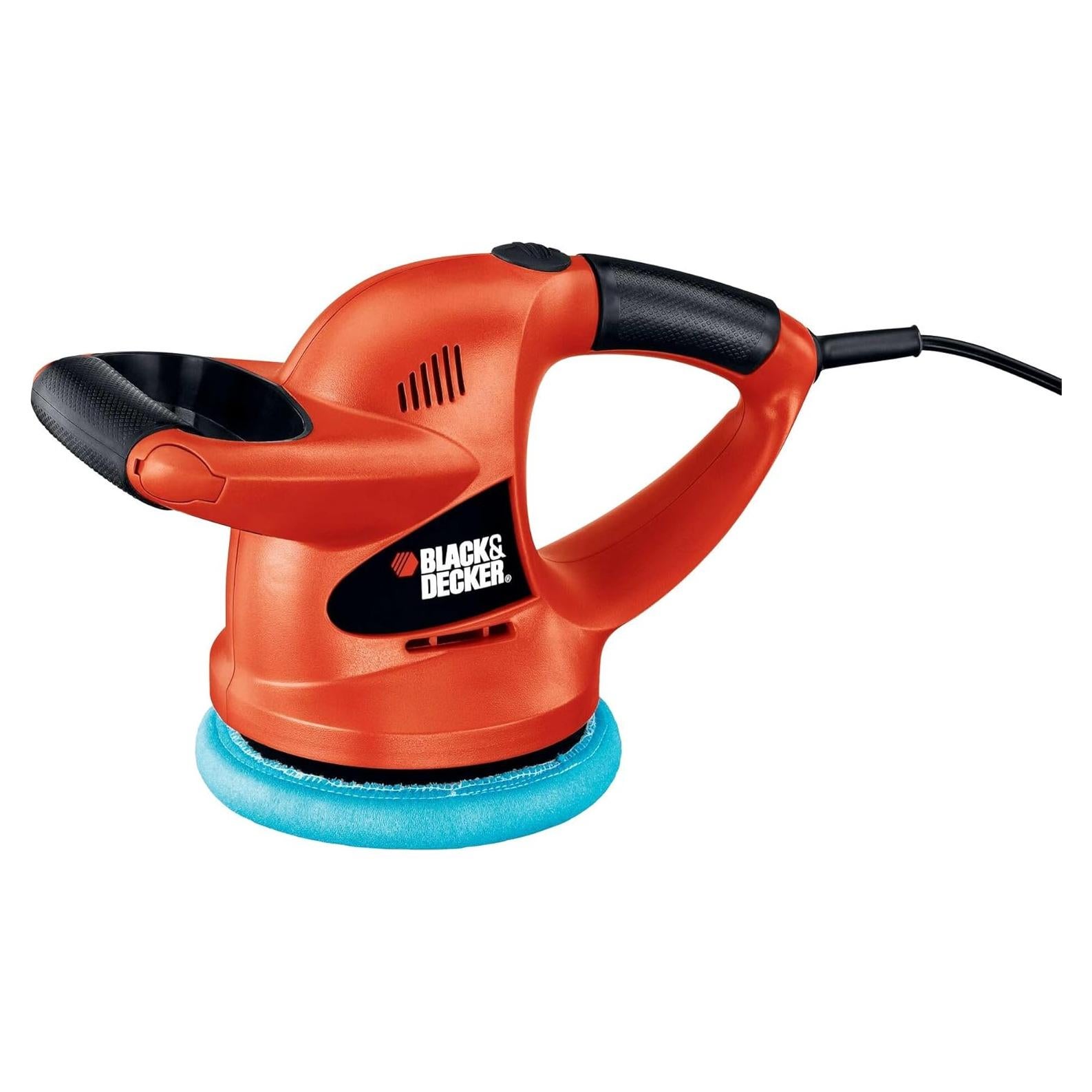 Pulidor Orbital Black+Decker WP900 6" con Bonetes de Lana y Espuma