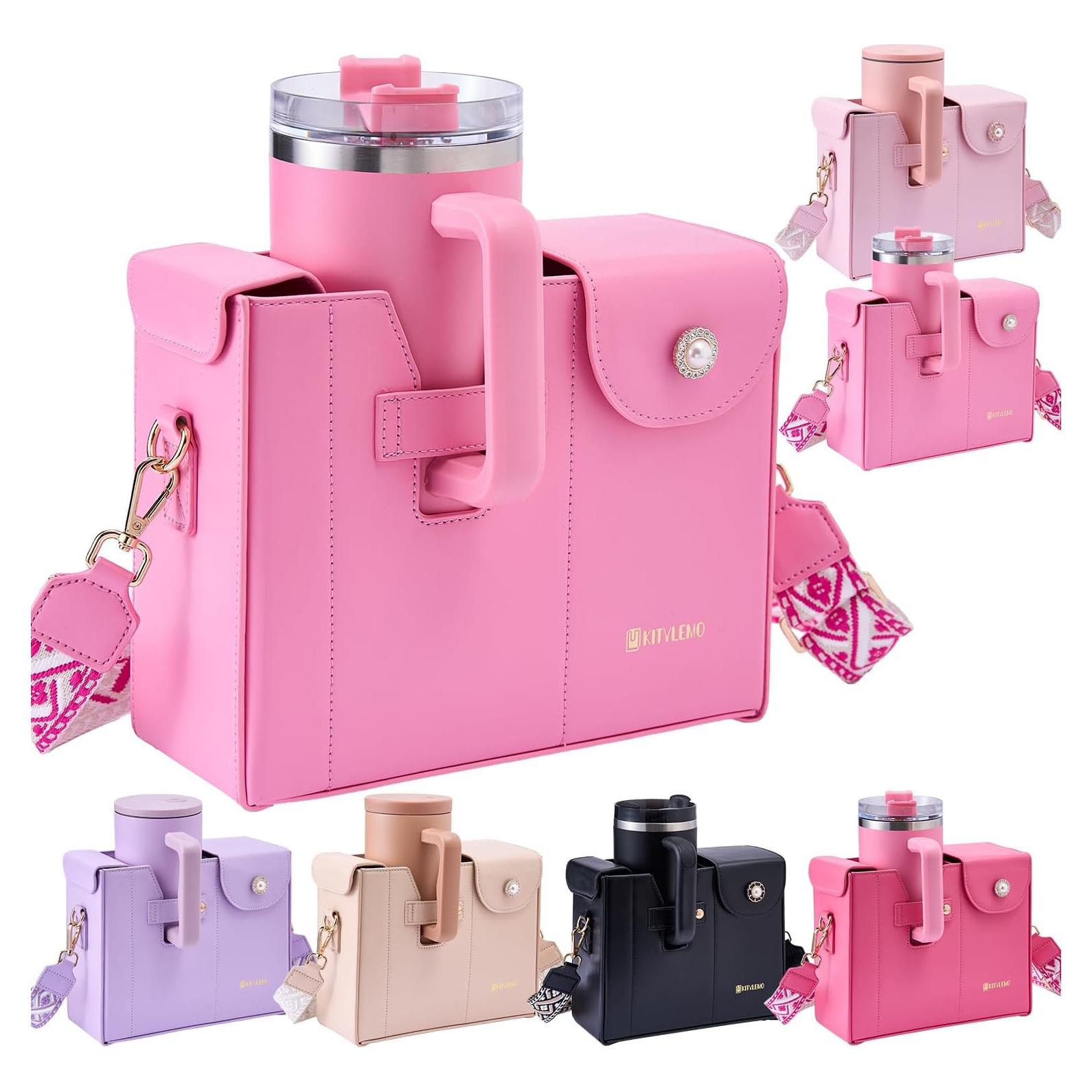 Bolso de Soporte para Copa Stanley Kitylemo 1.18L Rosa Arcoíris