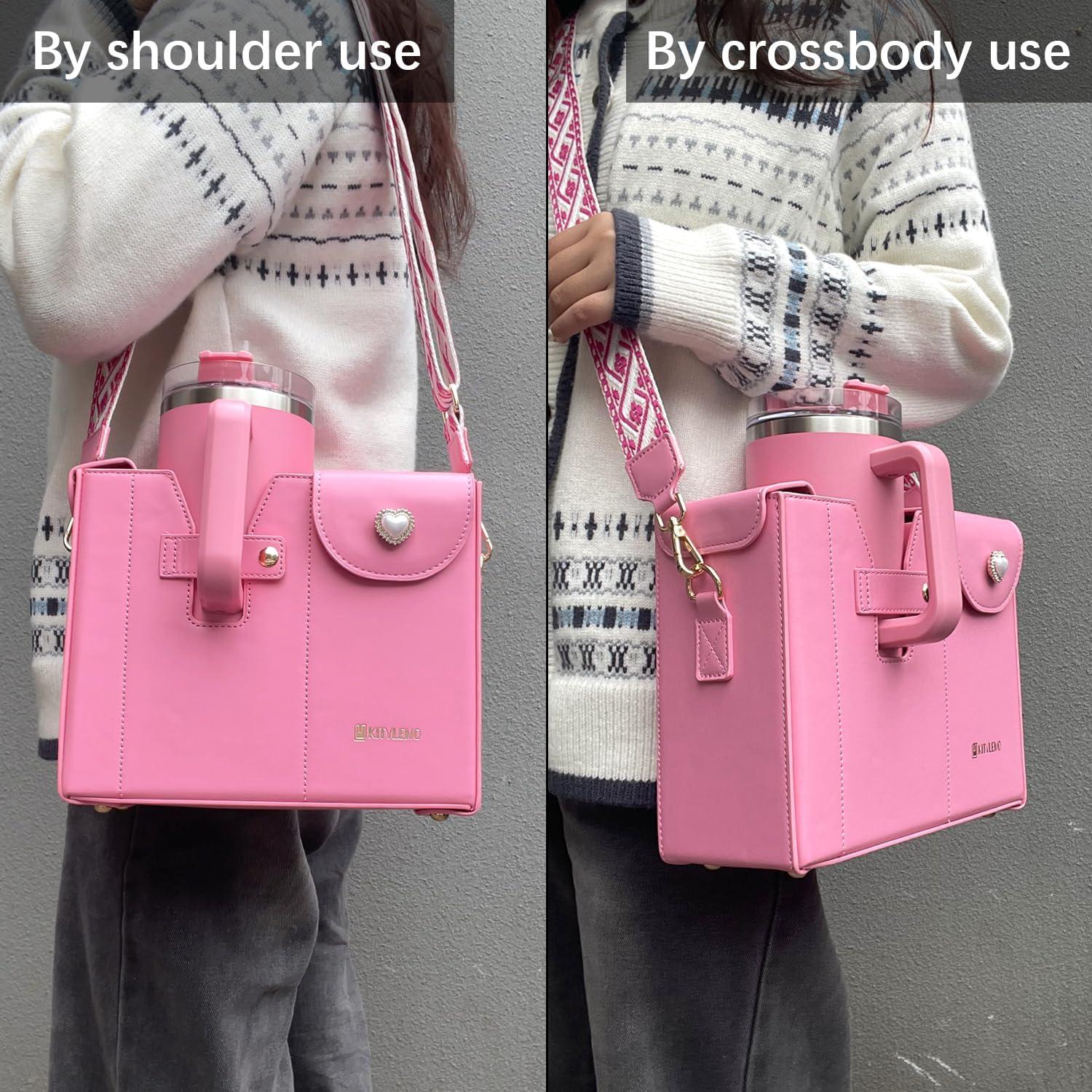 Bolso de Soporte para Copa Stanley Kitylemo 1.18L Rosa Arcoíris