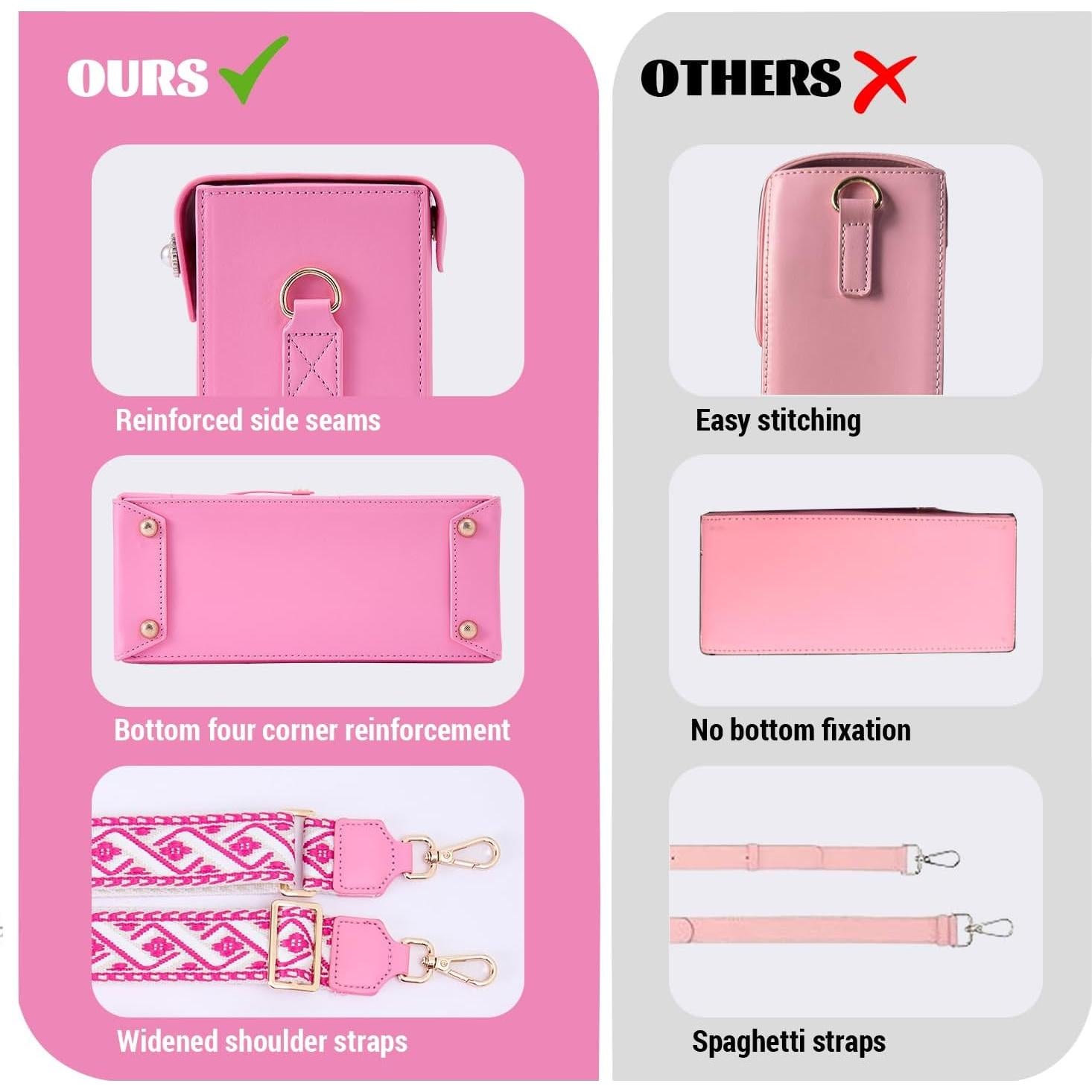 Bolso de Soporte para Copa Stanley Kitylemo 1.18L Rosa Arcoíris