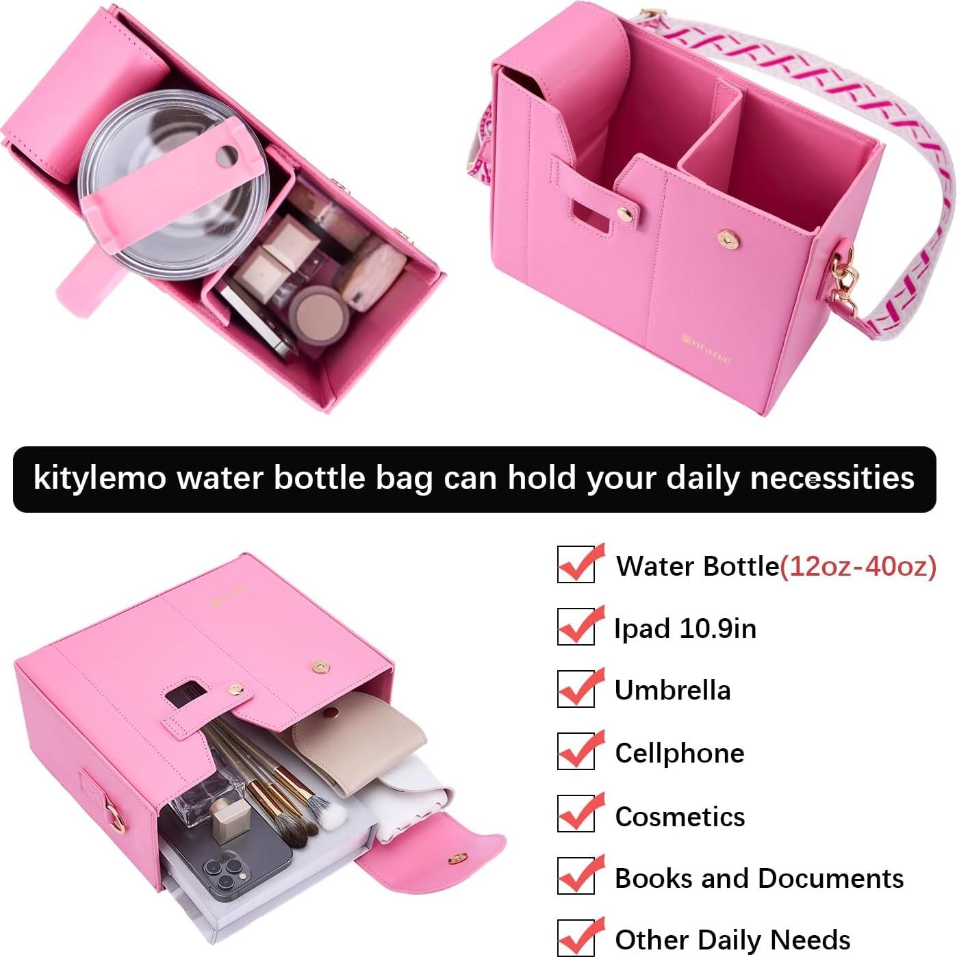 Bolso de Soporte para Copa Stanley Kitylemo 1.18L Rosa Arcoíris