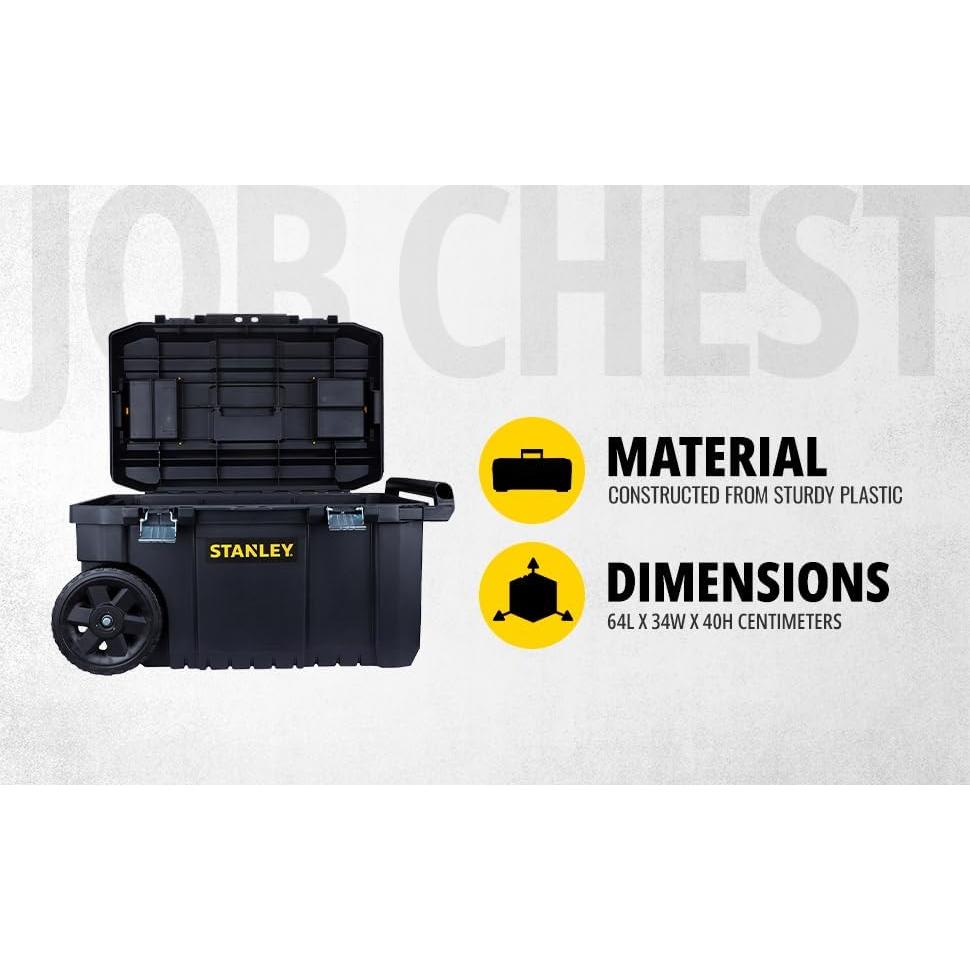 Cofre Rodante STANLEY STST1-80150 50L Negro con Ruedas
