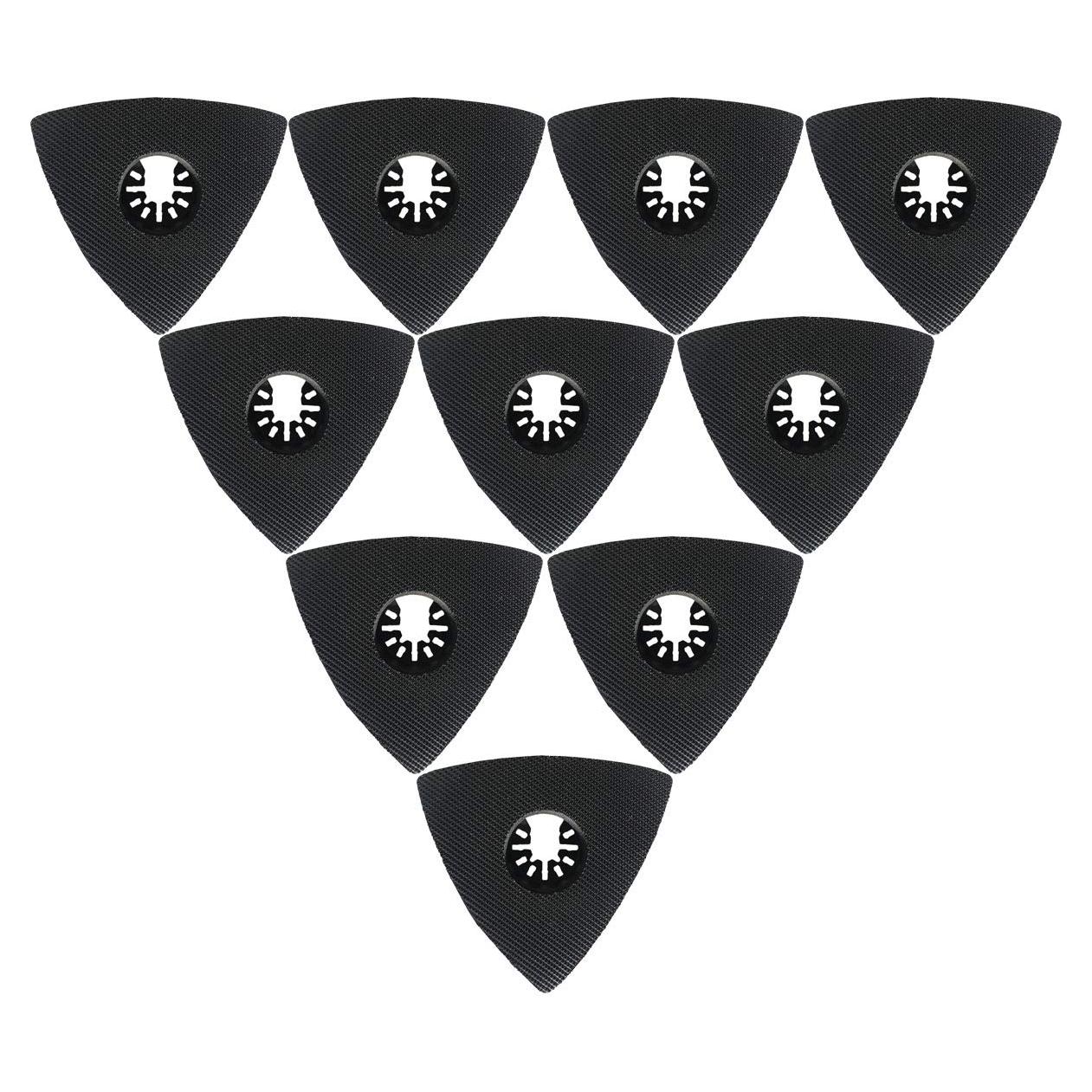 XXGO 10 Pcs Almohadillas de Lijado Triangulares 80mm