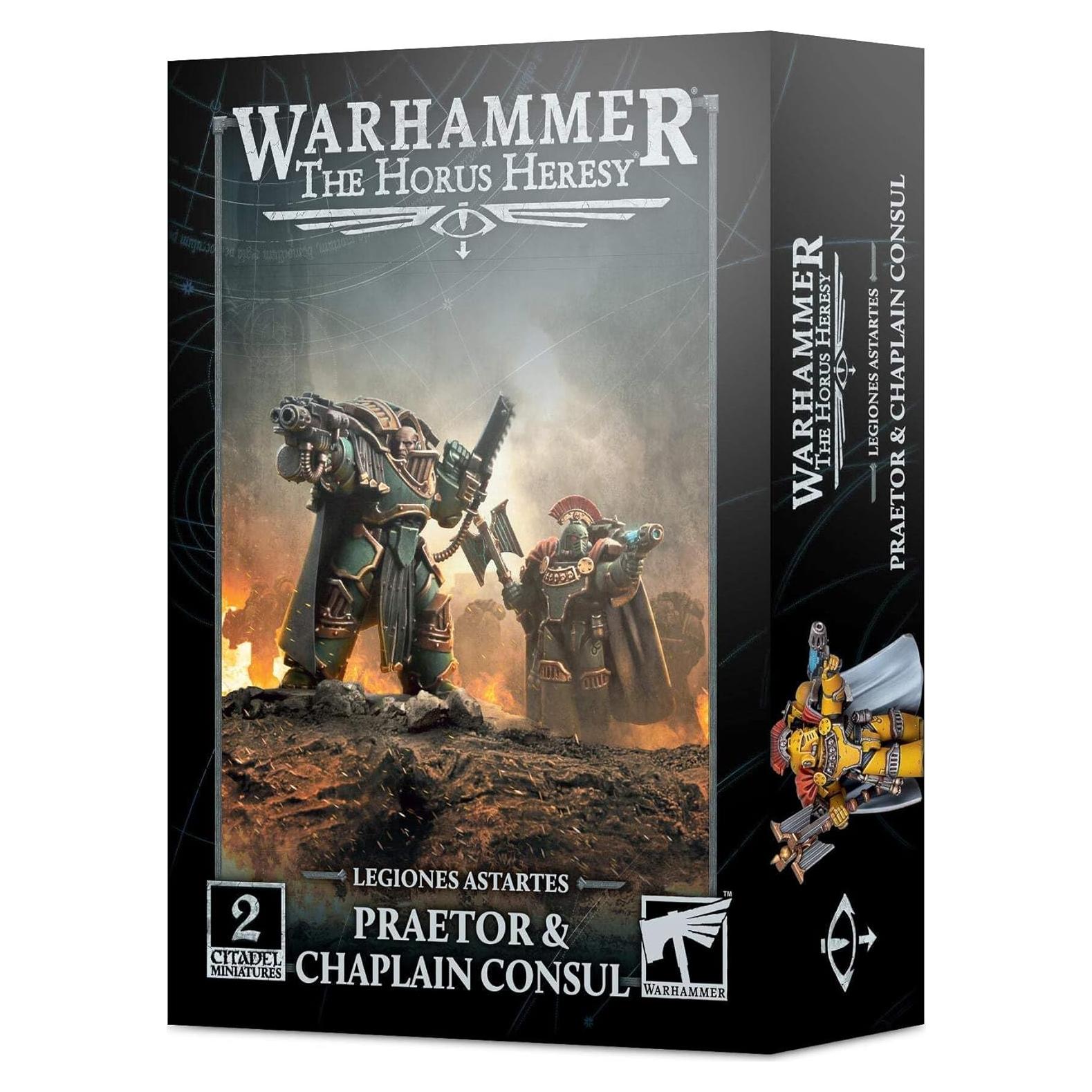 Miniaturas Warhammer Cataphractii Praetor y Capellán Consul