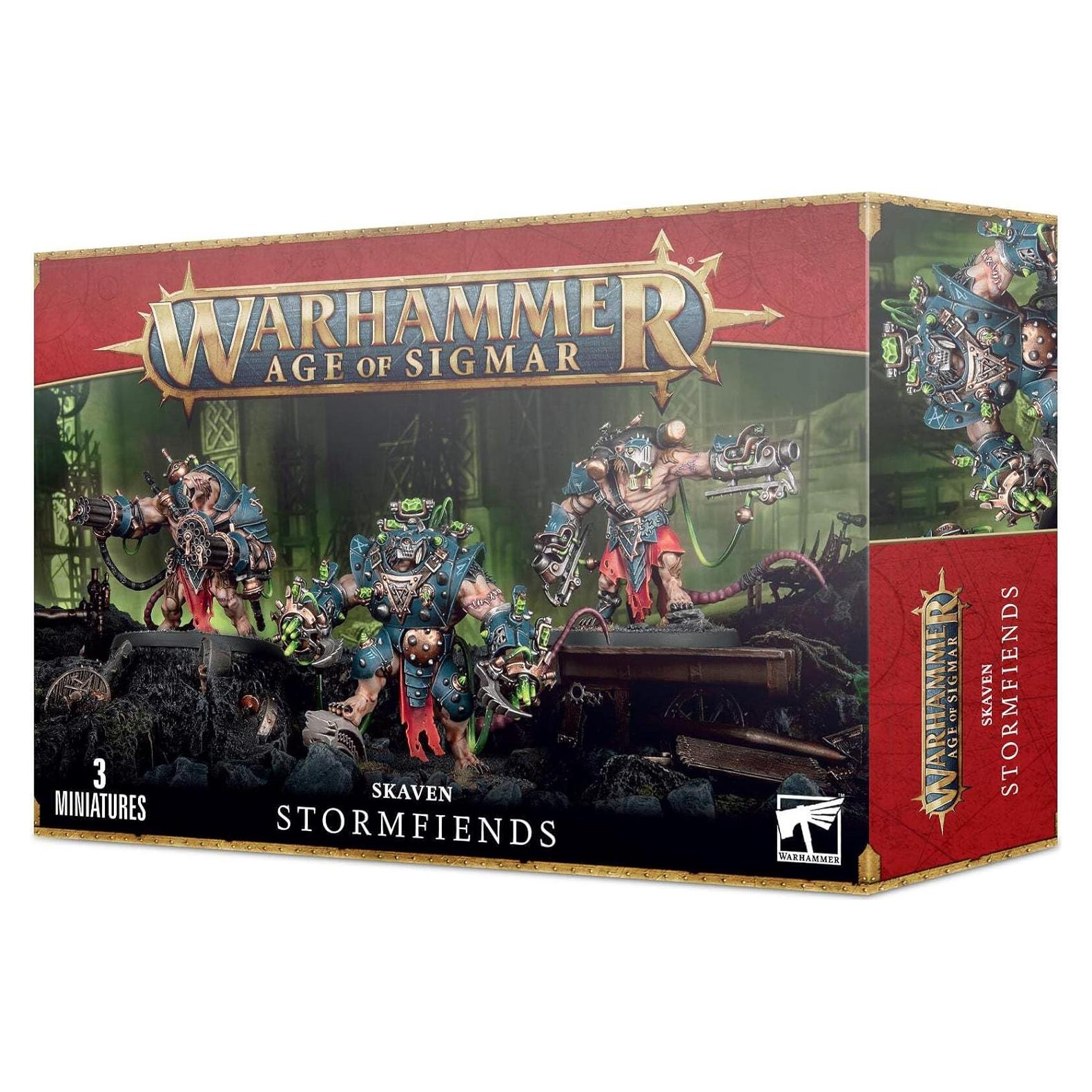 Miniaturas Skaven Storm Fiends Games Workshop 3 Figuras