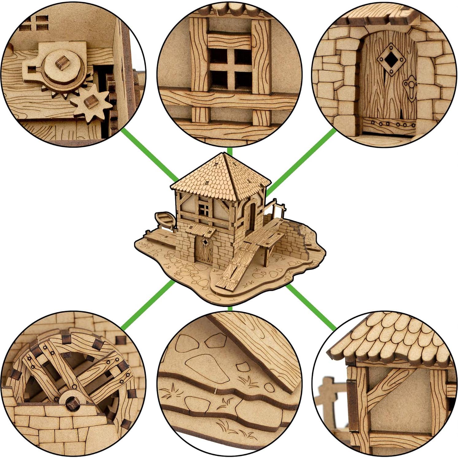 Terreno Modular TowerRex para D&D y Wargaming 28mm