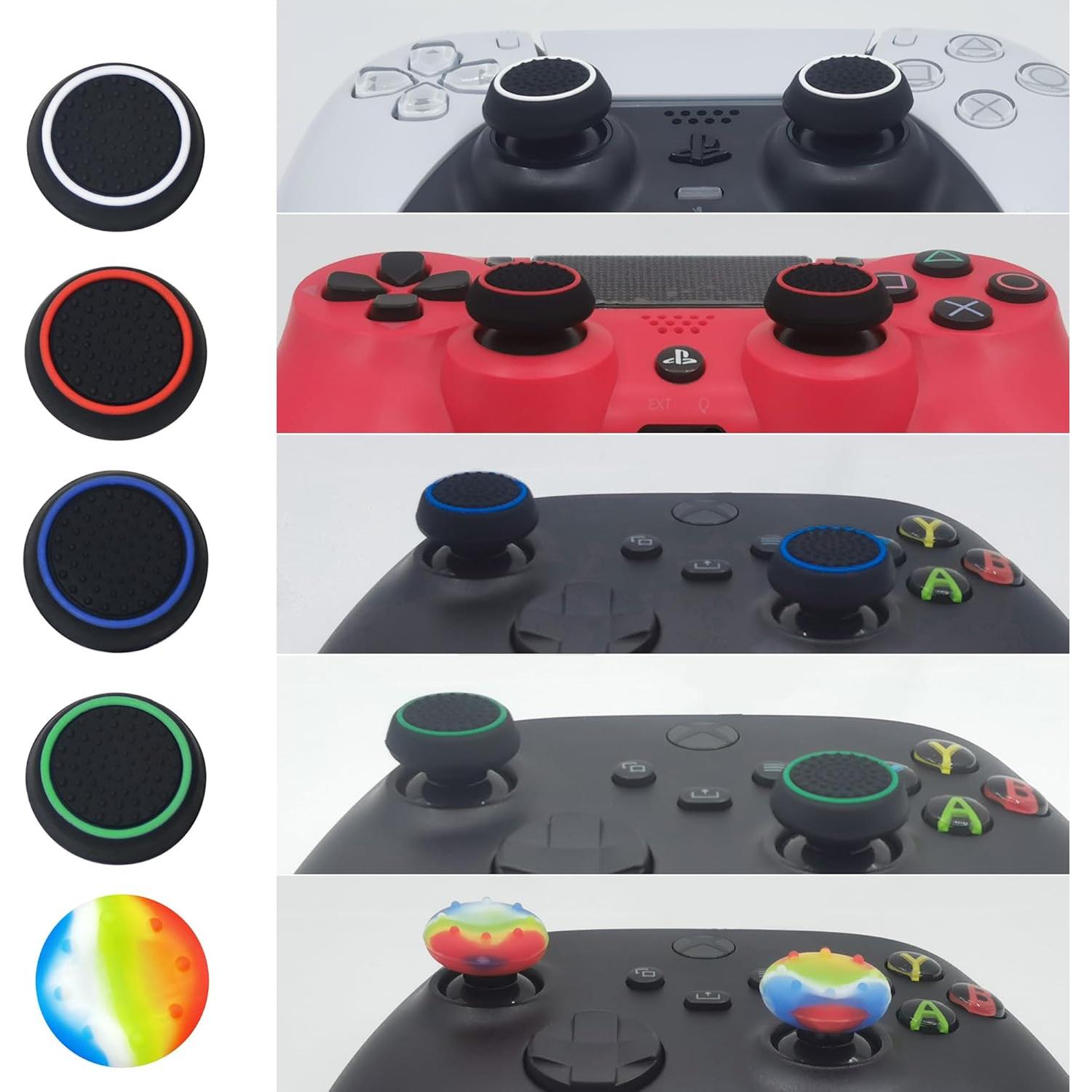 Tapas de Pulgar ZHI-NYLLDJS 30pcs para PS5/Xbox/Controlador Switch