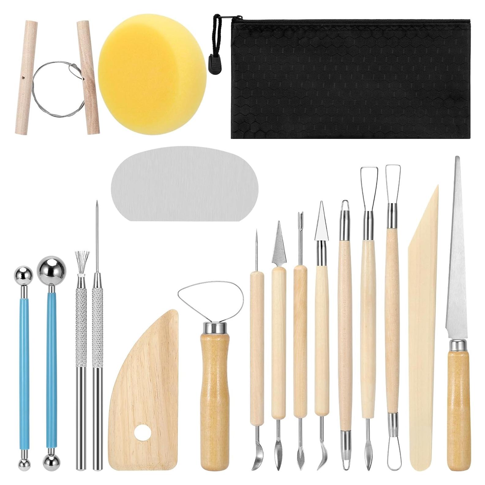 Kit de Herramientas de Escultura en Arcilla Blisstime 18 Piezas