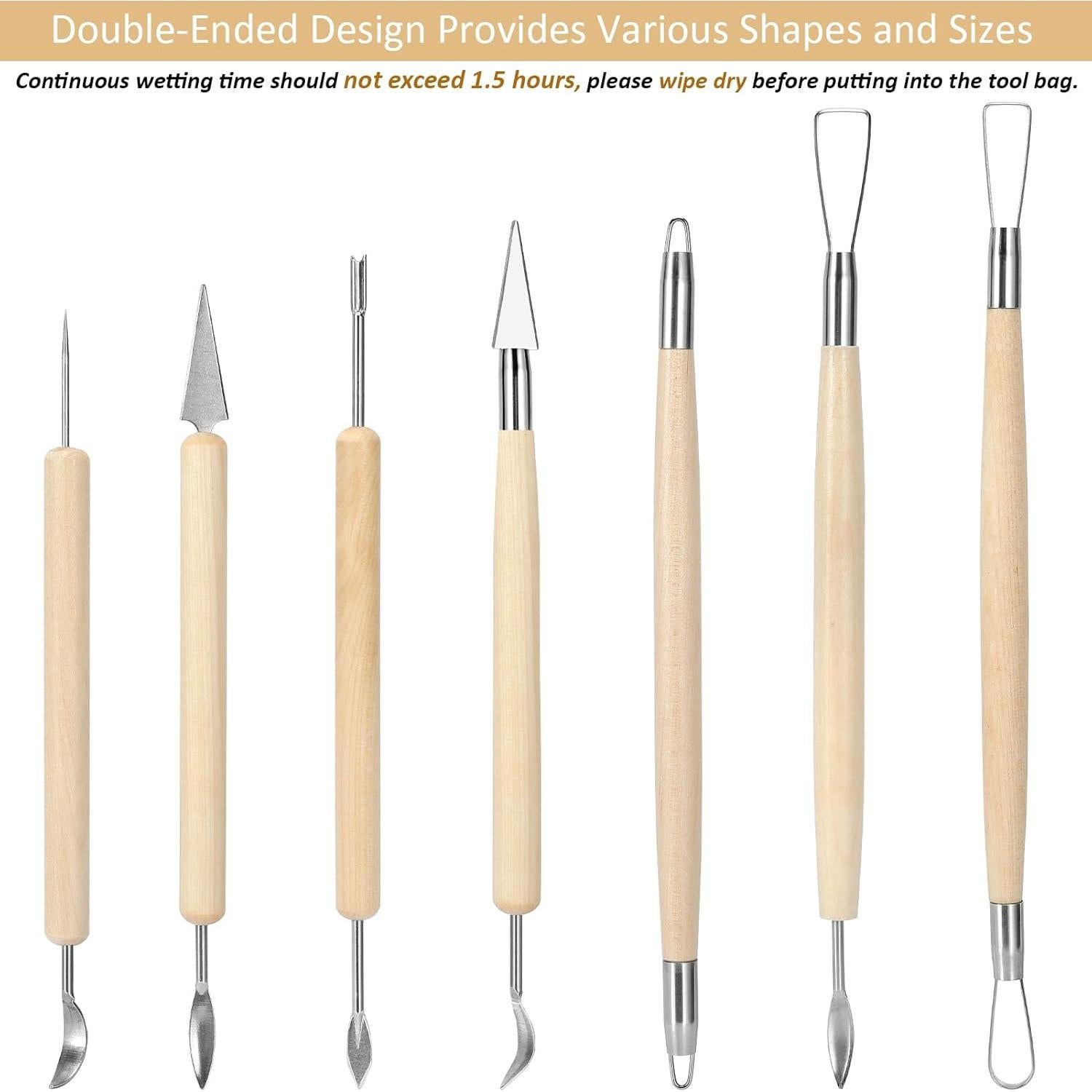 Kit de Herramientas de Escultura en Arcilla Blisstime 18 Piezas