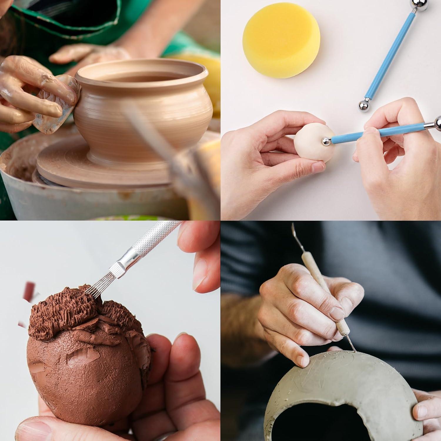 Kit de Herramientas de Escultura en Arcilla Blisstime 18 Piezas