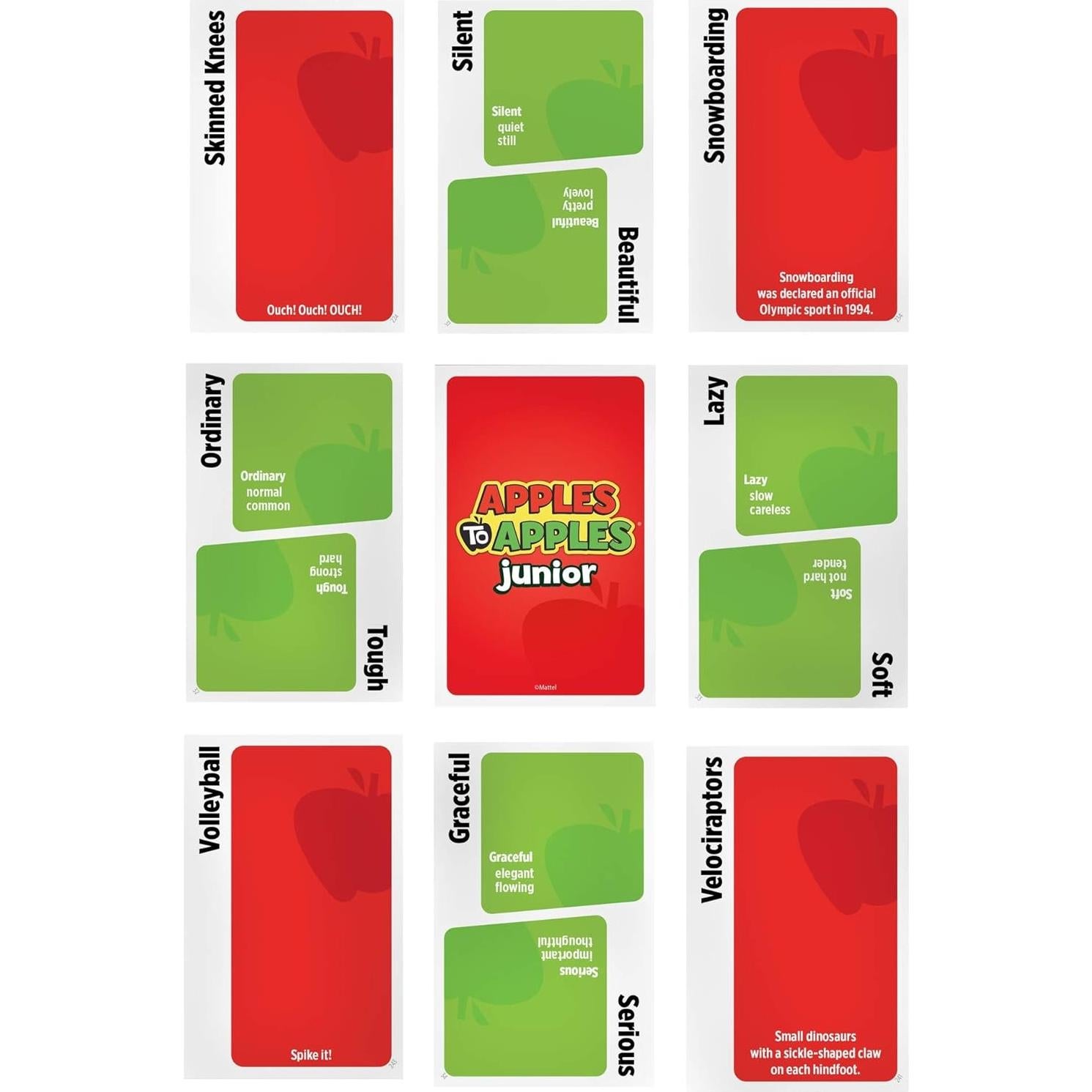 Juego de Cartas Mattel Apples to Apples Junior para Niños