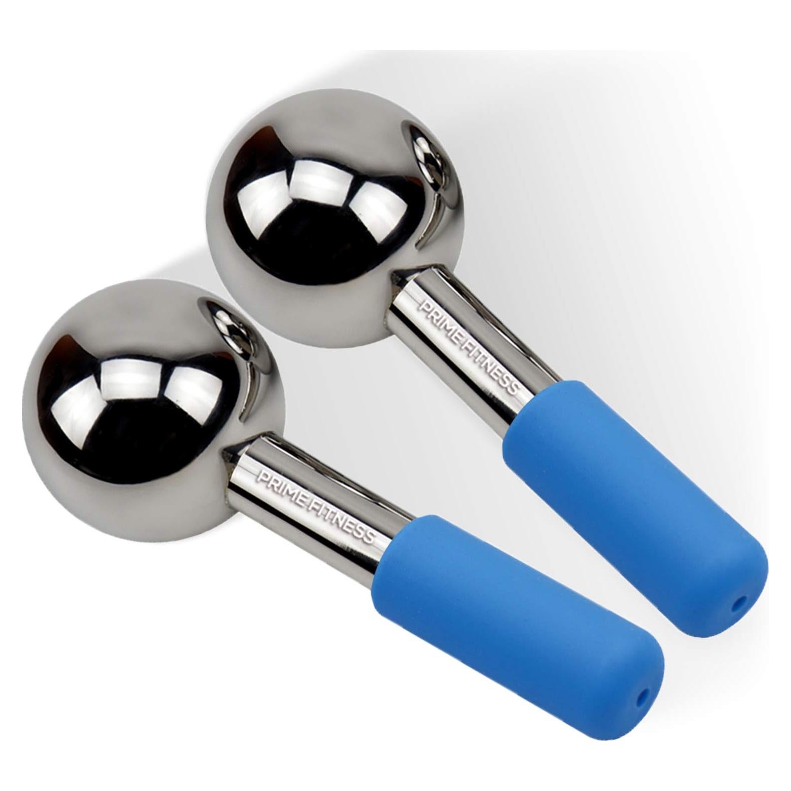 Esferas de Hielo para Faciales PRIME FITNESS - Rodillo Frío Acero Inquebrantable