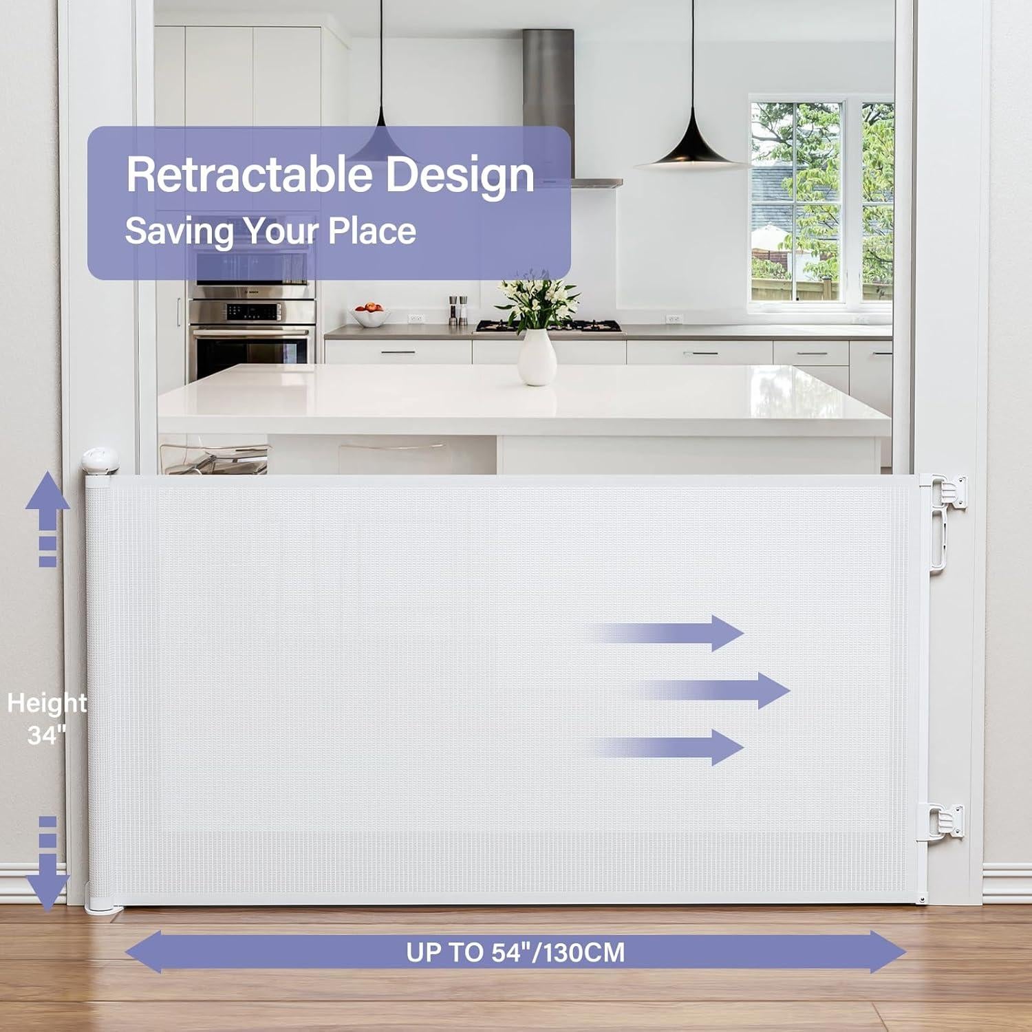 Puerta Retráctil PRObebi para Bebés y Perros 137x86 cm