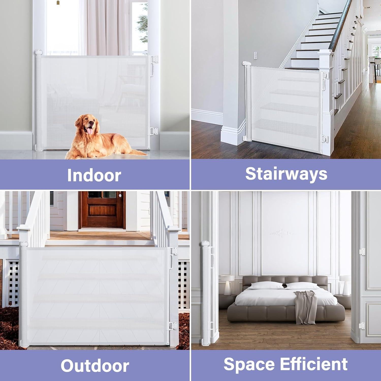 Puerta Retráctil PRObebi para Bebés y Perros 137x86 cm
