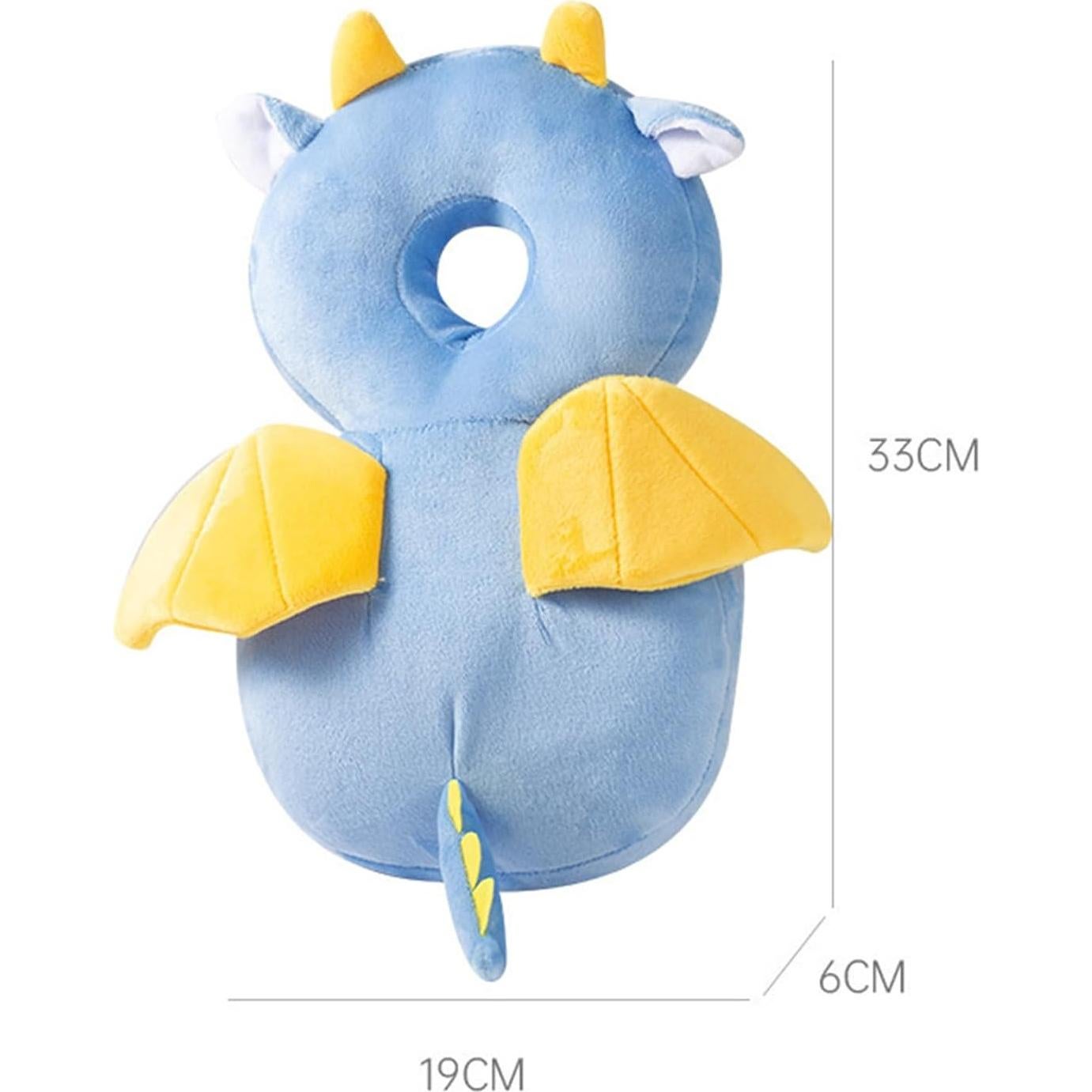 Mochila Protector de Cabeza Bebé CM-1 Mariposa Rosa Ajustable