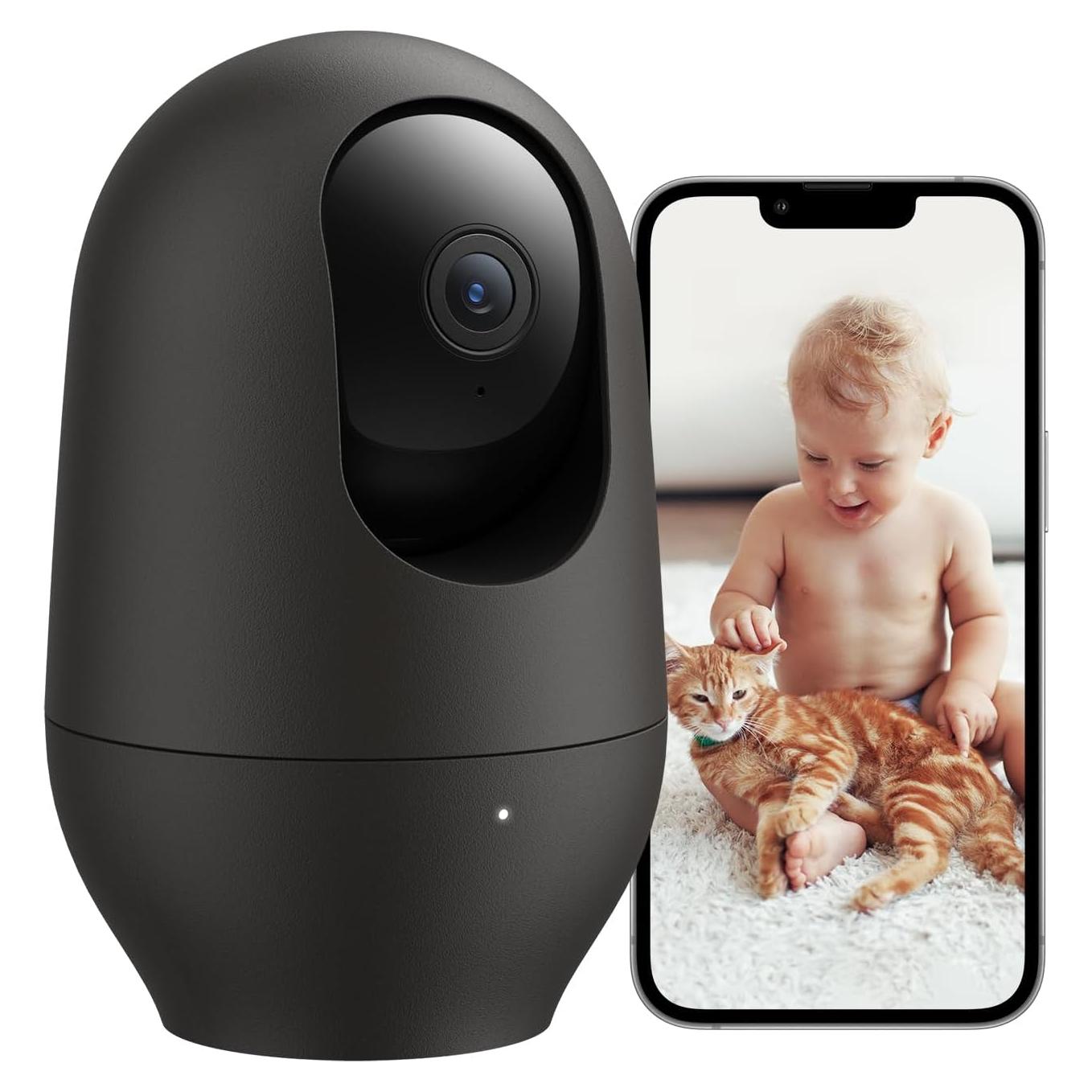 Cámara de Seguridad Nooie 2K para Bebés y Mascotas