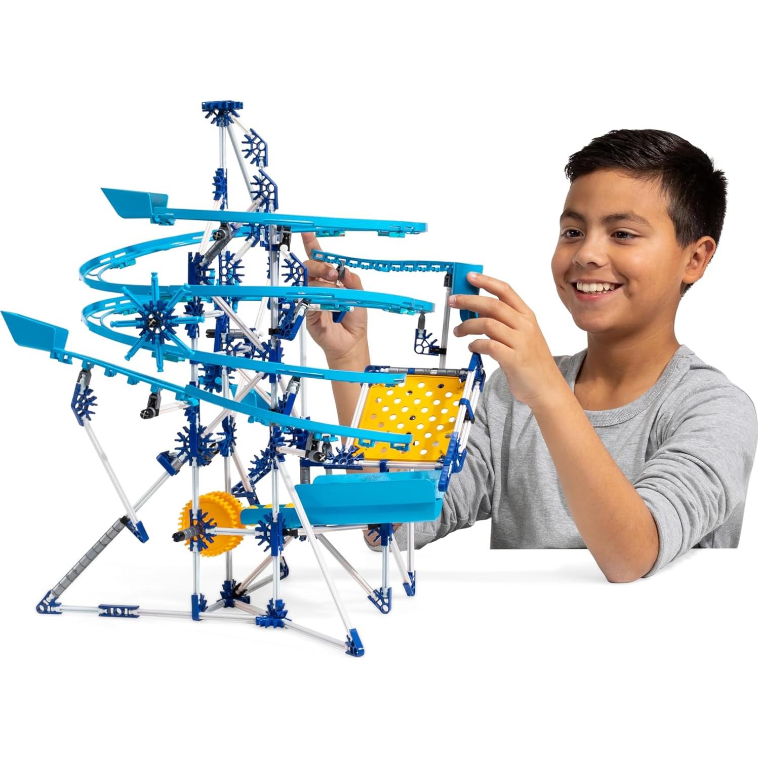 K'NEX Carrera de Canicas con Motor, 504 Piezas, 3,35 m
