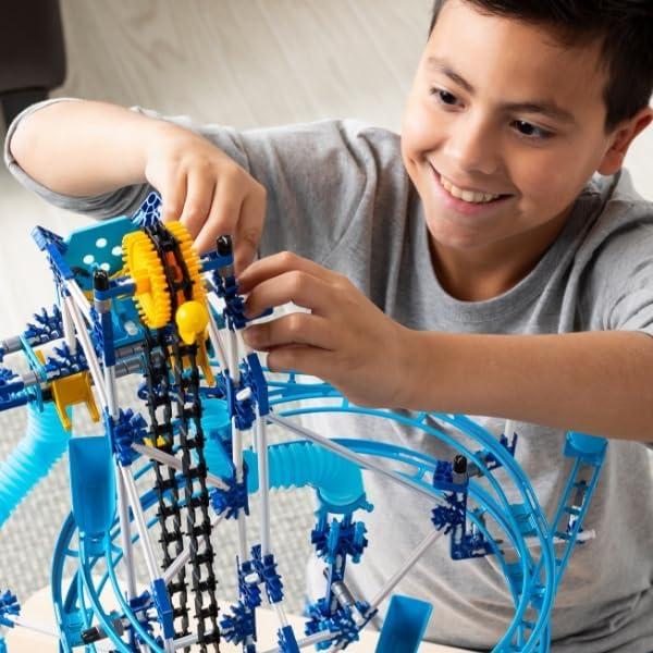 K'NEX Carrera de Canicas con Motor, 504 Piezas, 3,35 m