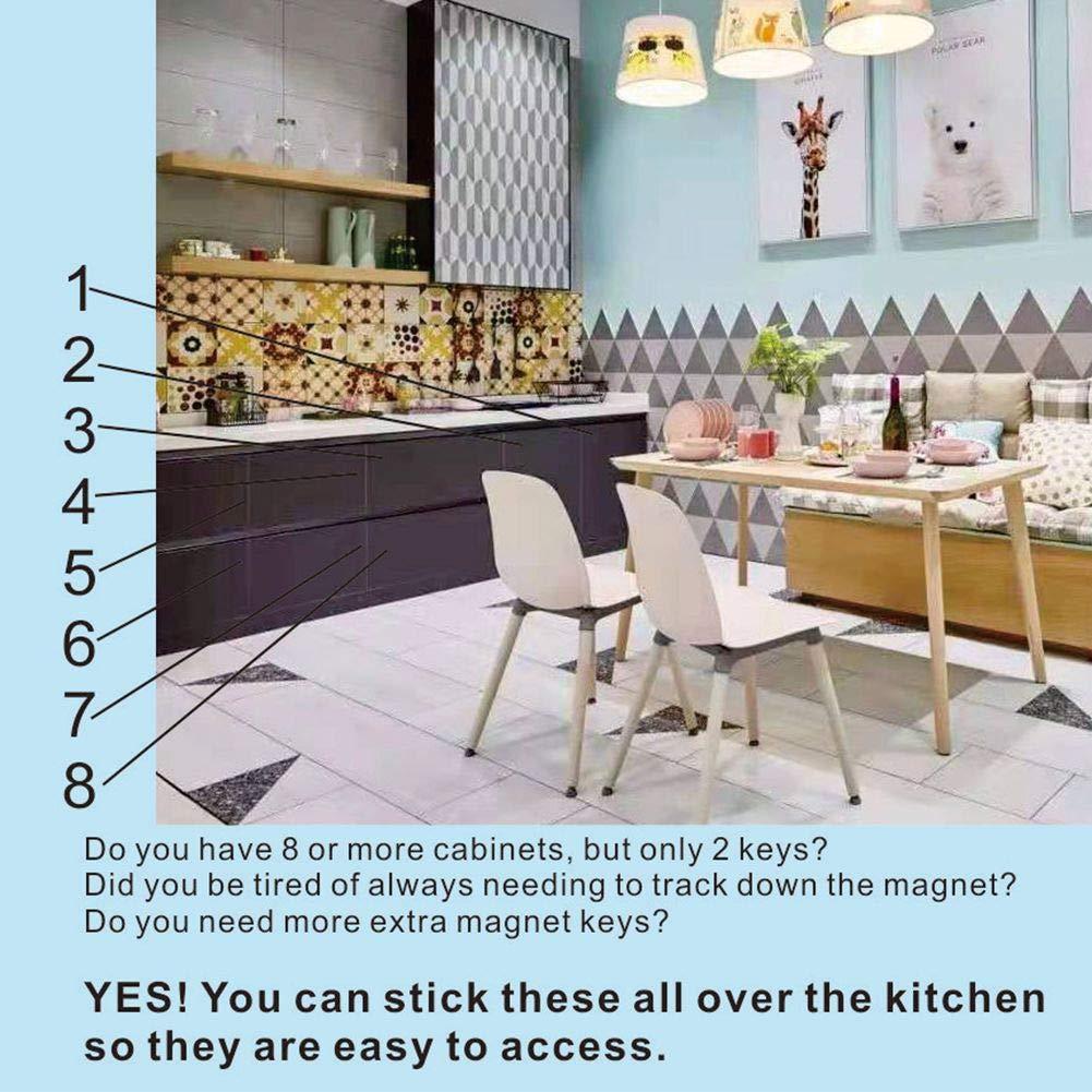 Bloqueos Magnéticos A Prueba de Bebés AILUOQI - Paquete de 4