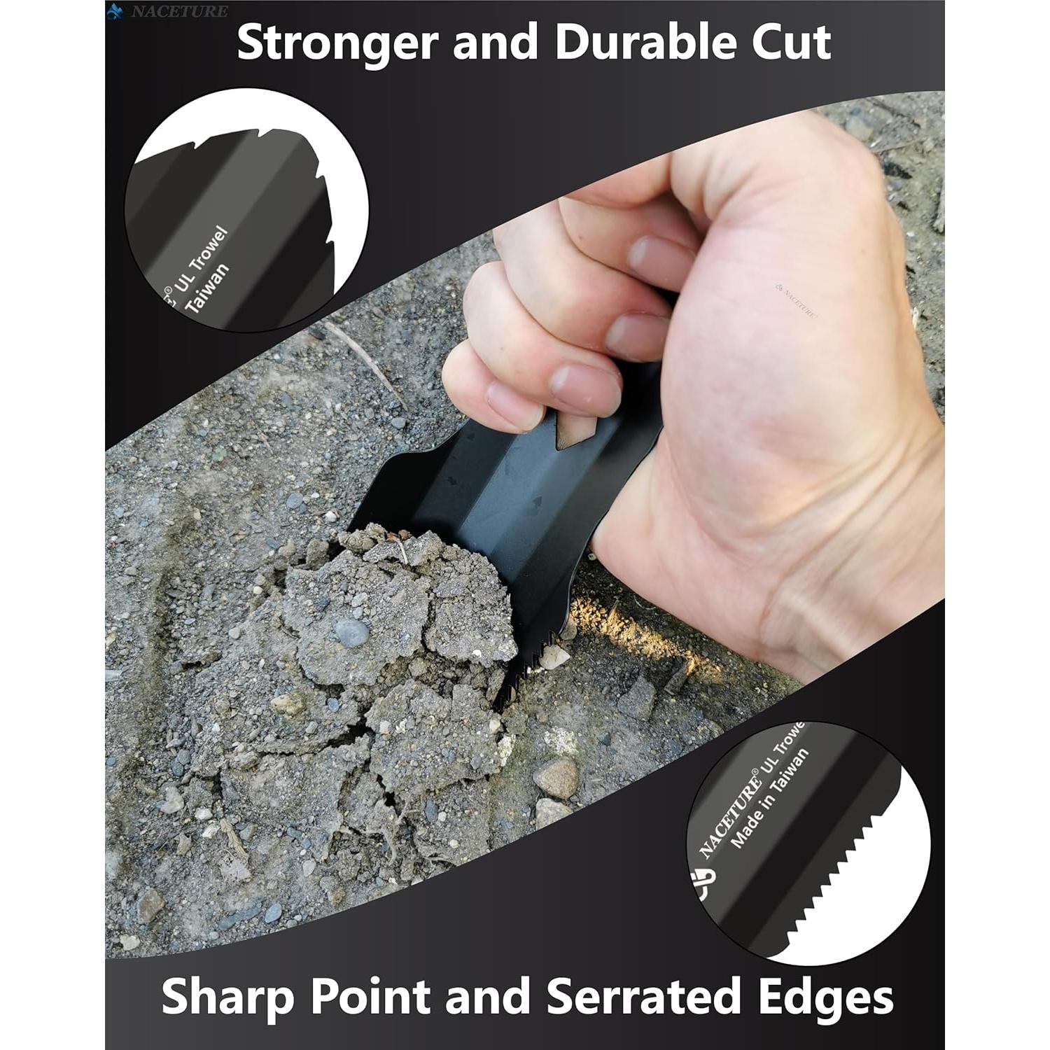 Pala Ultraligera NACETURE para Senderismo - Aluminio, 27g