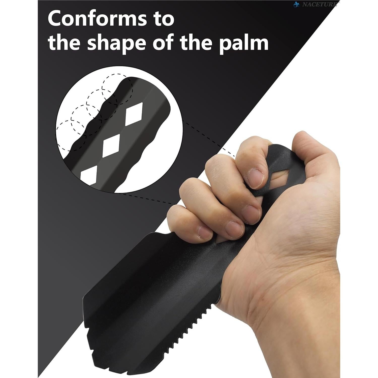 Pala Ultraligera NACETURE para Senderismo - Aluminio, 27g