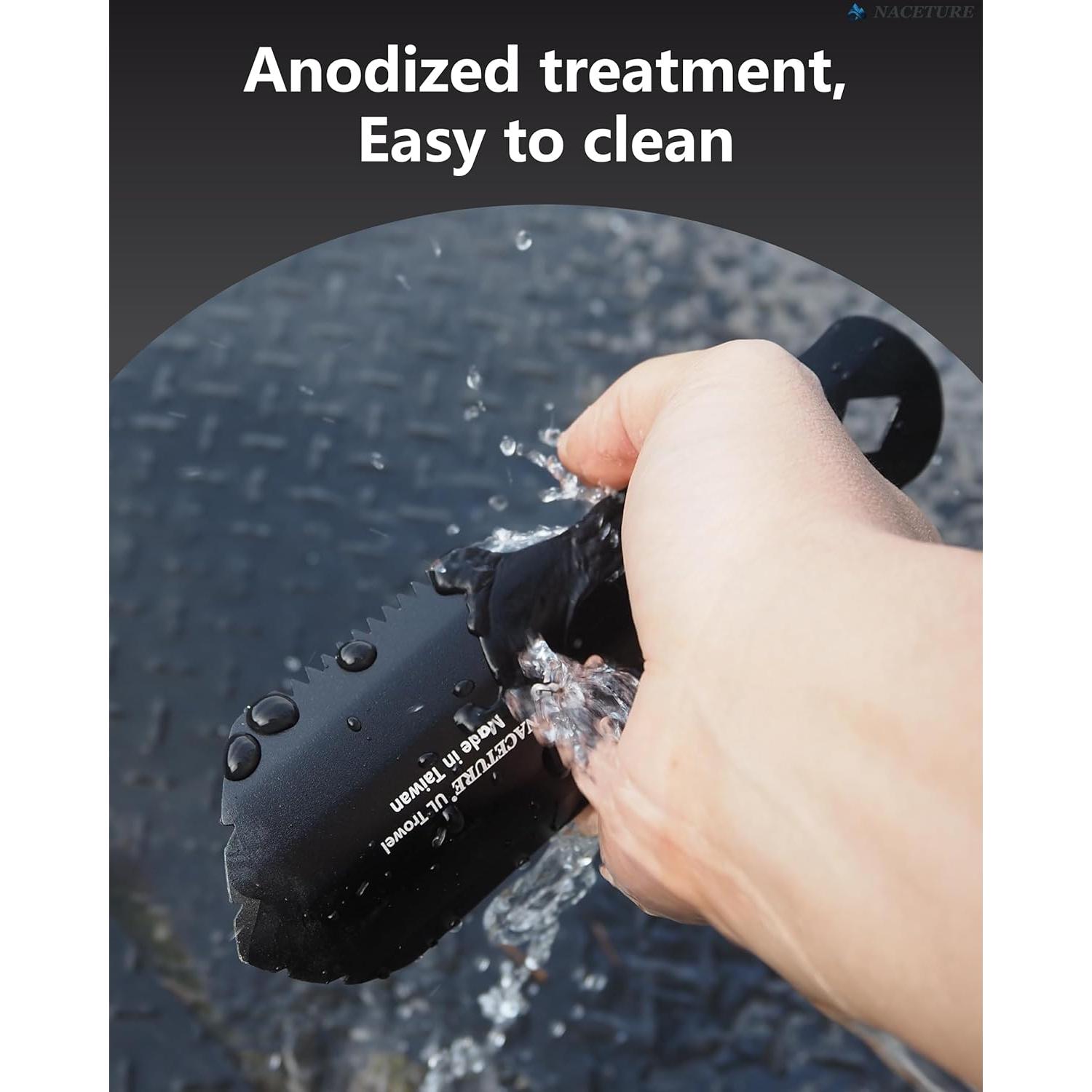 Pala Ultraligera NACETURE para Senderismo - Aluminio, 27g