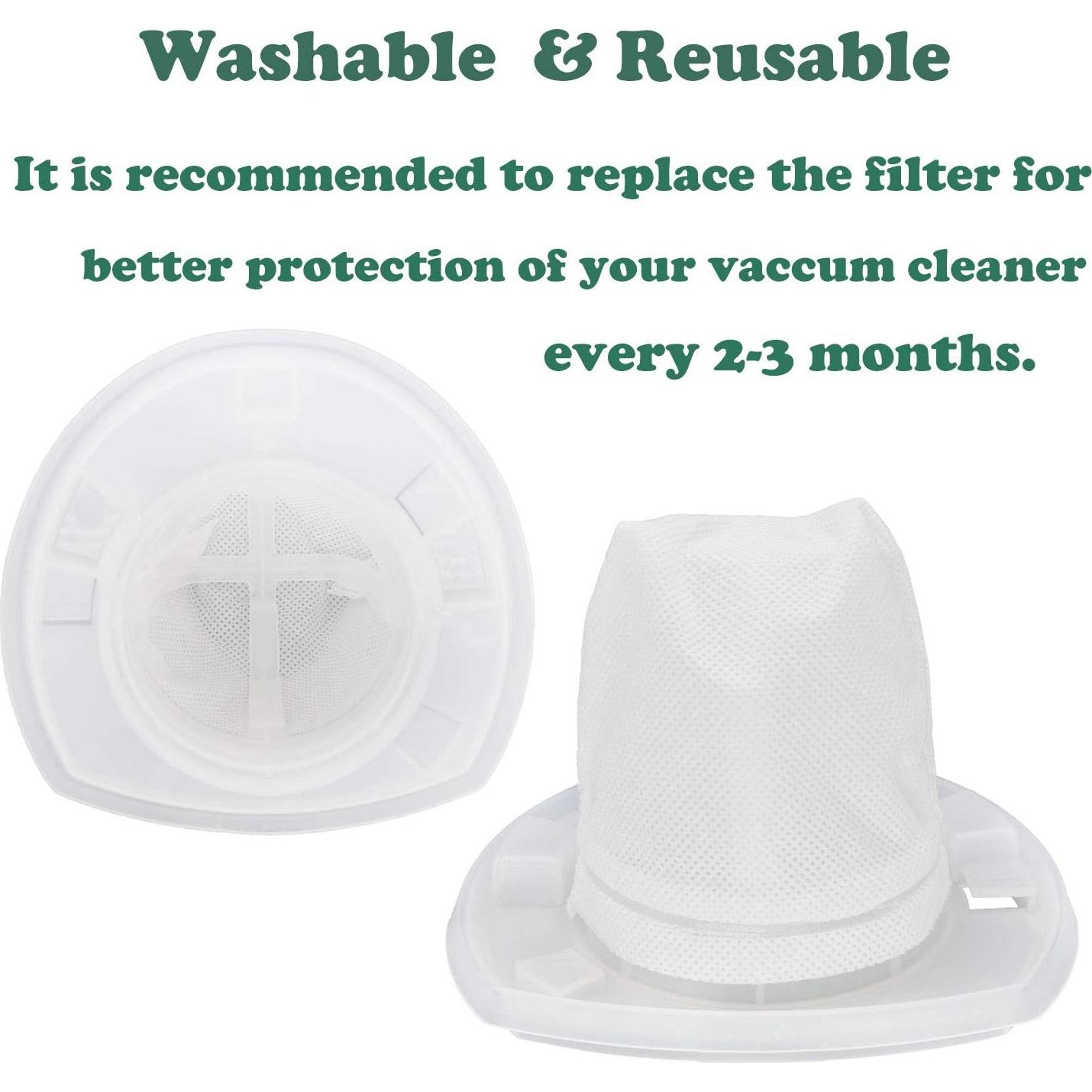 Paquete de 6 Filtros de Reemplazo FFsign para Aspiradora Black & Decker VF110