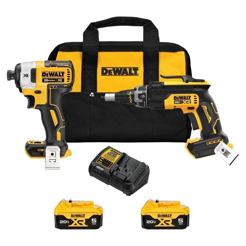Kit DEWALT 20V MAX XR Pistola Tornillos y Destornillador Impacto